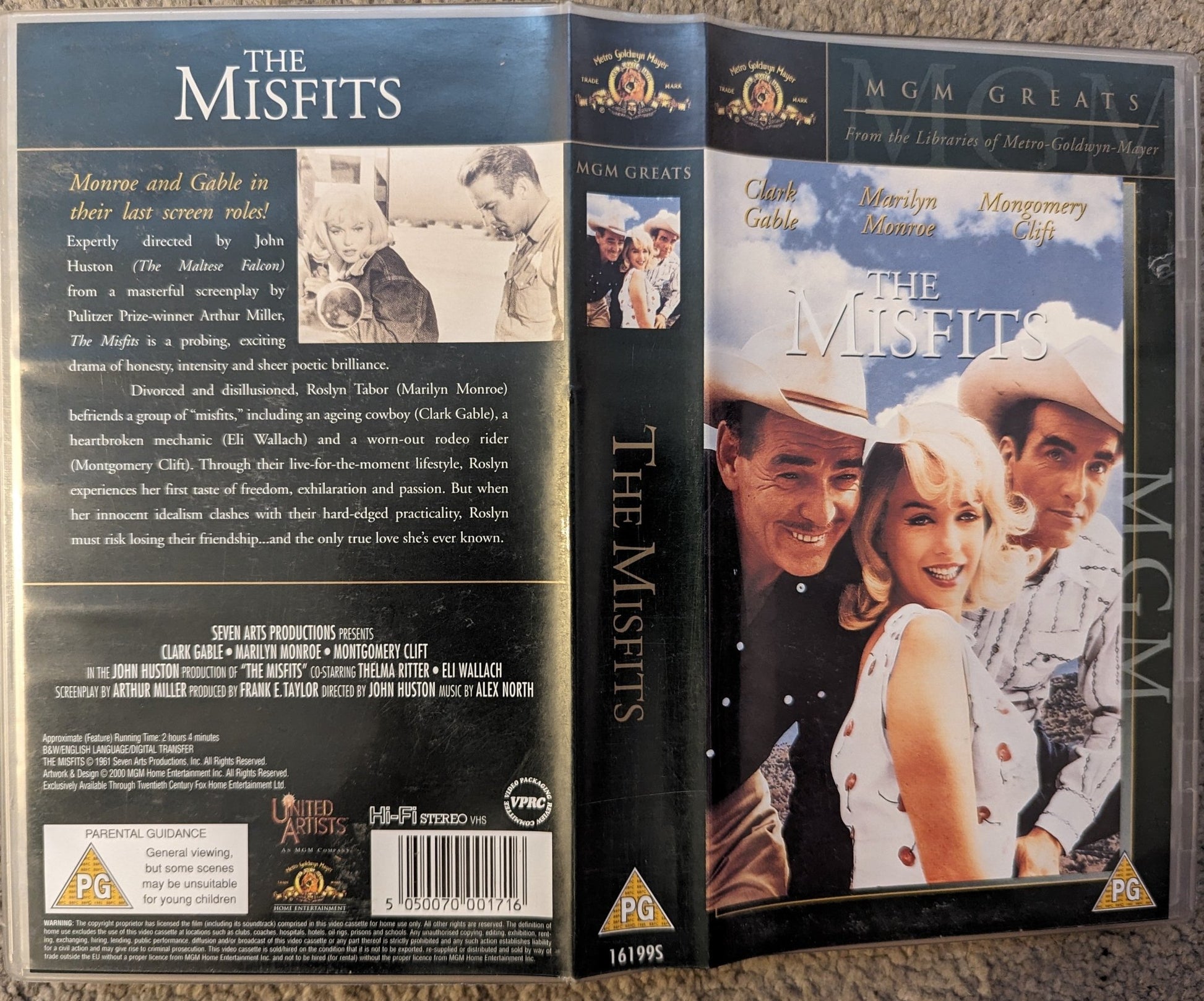 The Misfits (1961) VHS Video *Sealed* - Flippin Retro Video Shop