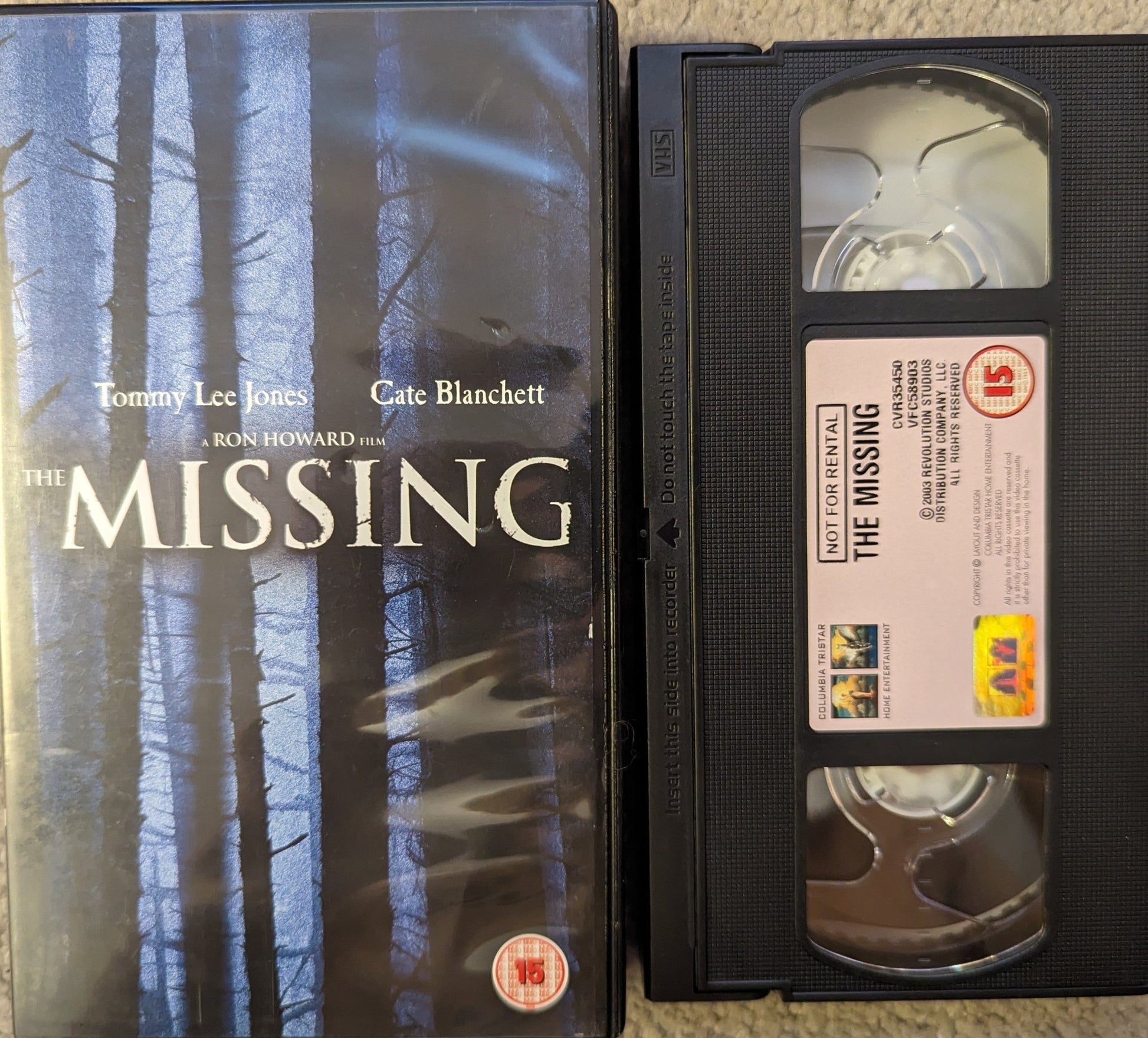 The Missing (2003) VHS Video - Flippin Retro Video Shop