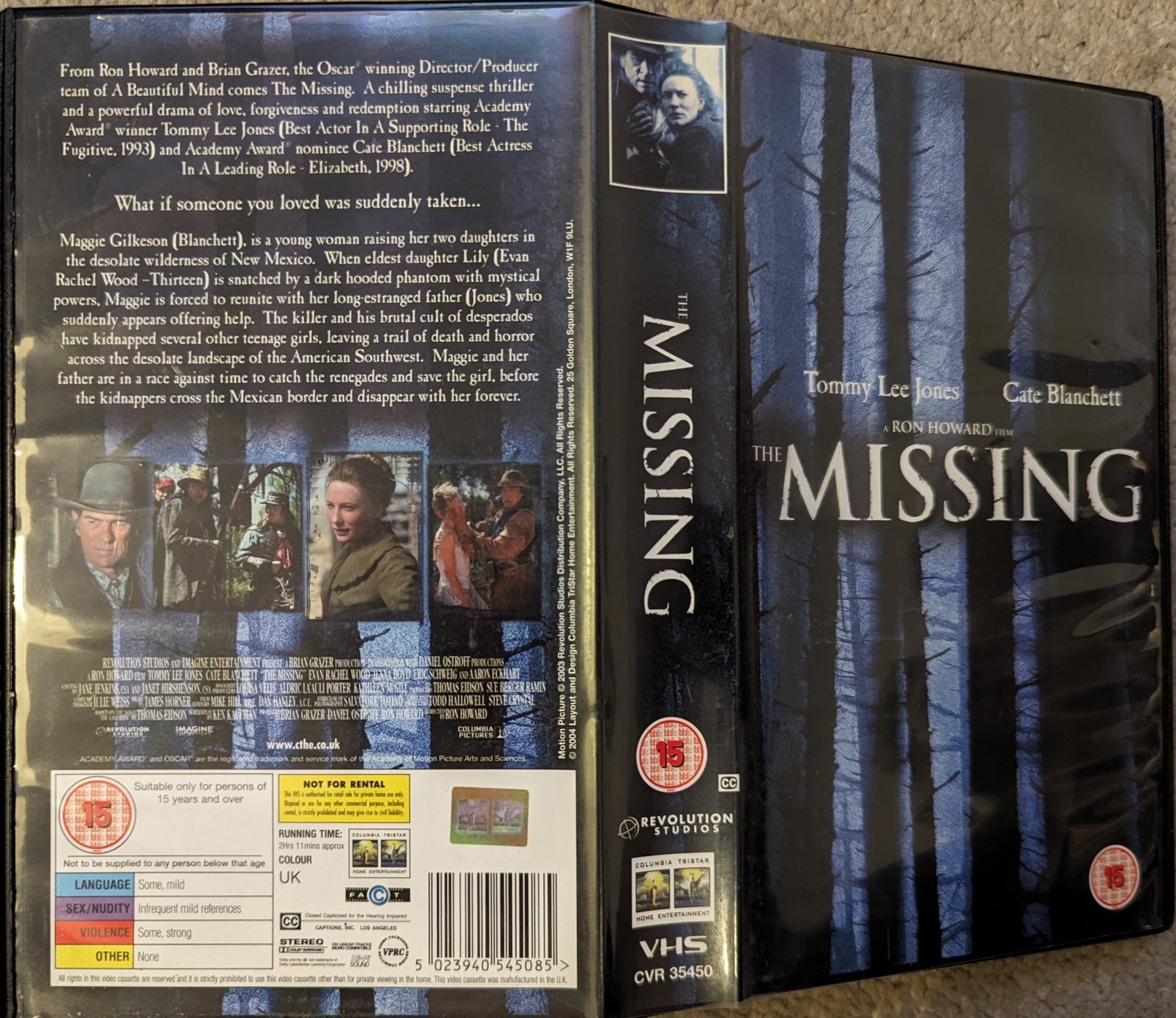 The Missing (2003) VHS Video - Flippin Retro Video Shop