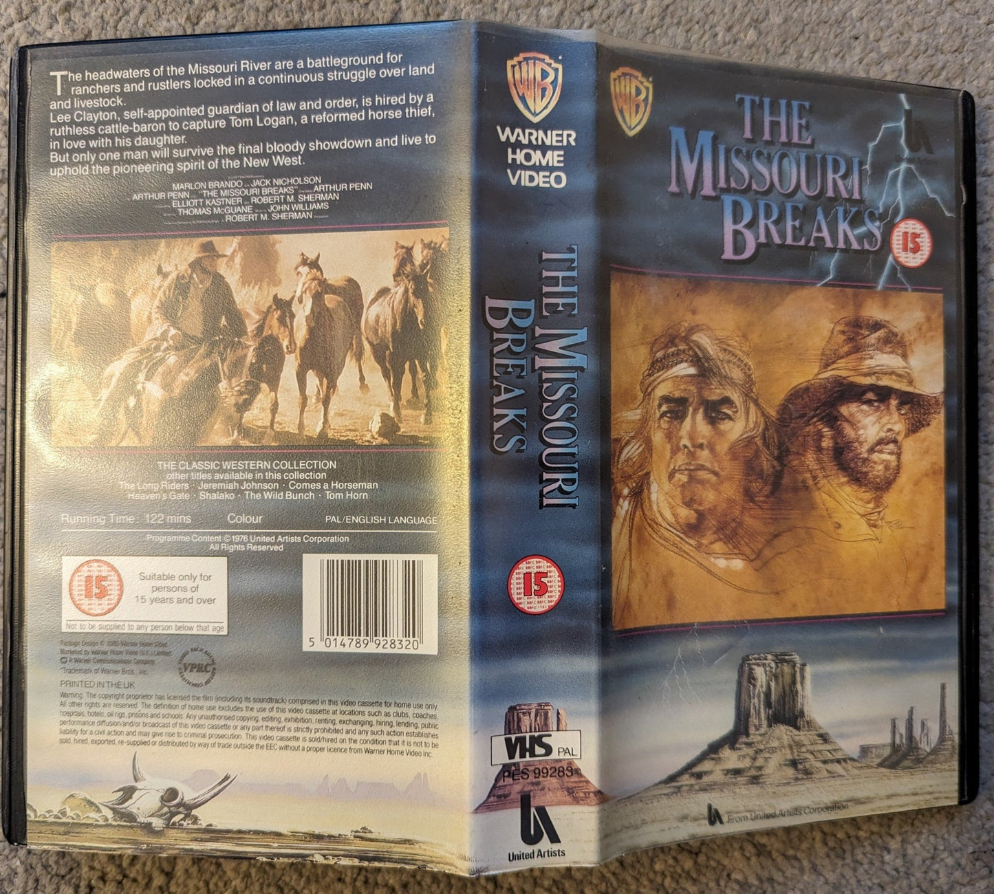 The Missouri Breaks (1976) VHS Video - Flippin Retro Video Shop