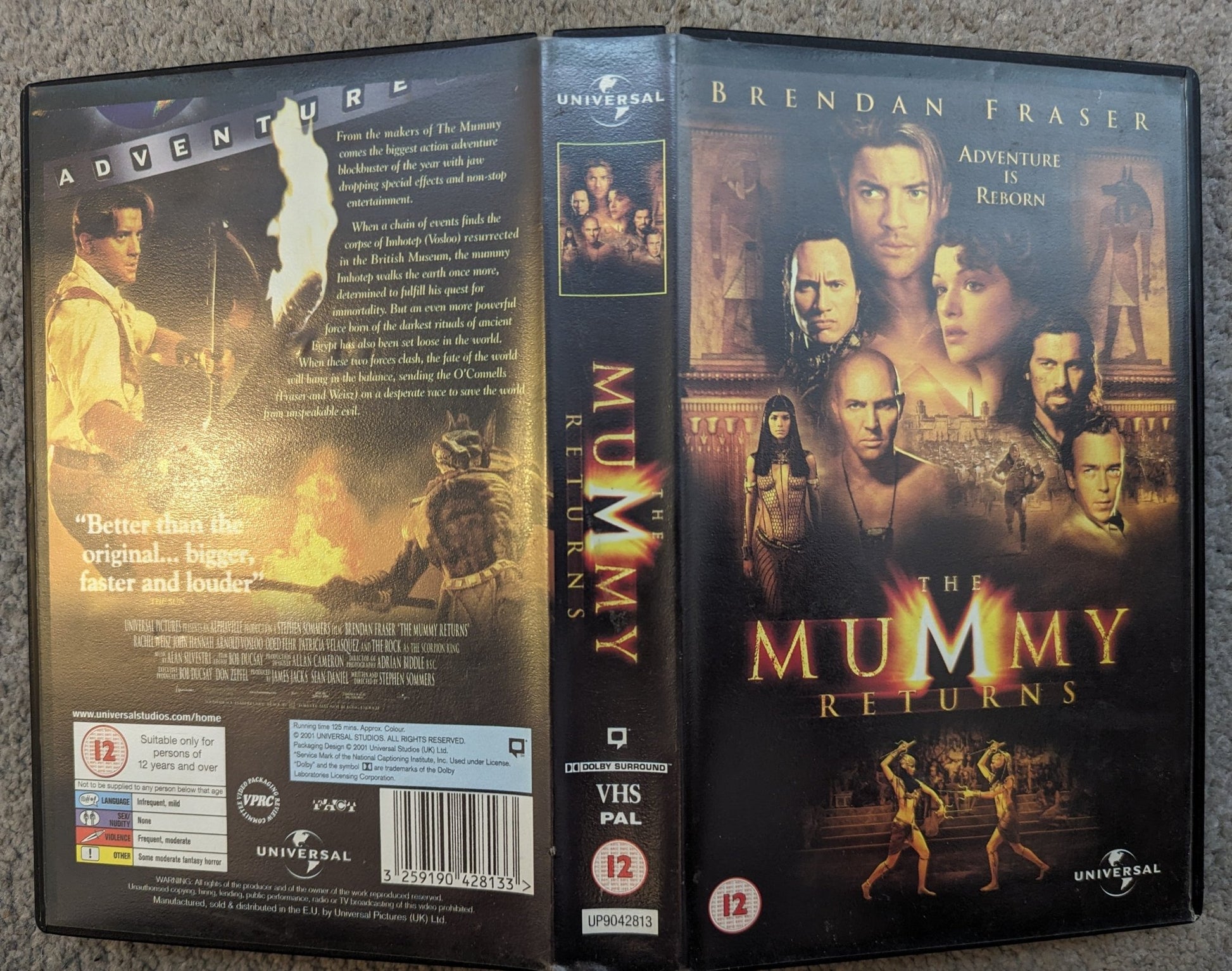 The Mummy (1999) VHS Video Ex Rental - Flippin Retro Video Shop