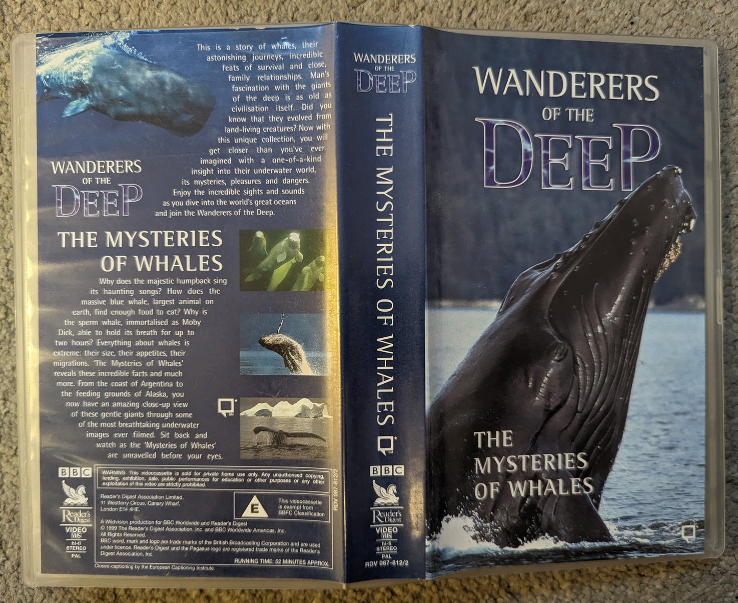 The Mysteries Of Whales (1999) VHS Video Sealed - Flippin Retro Video Shop