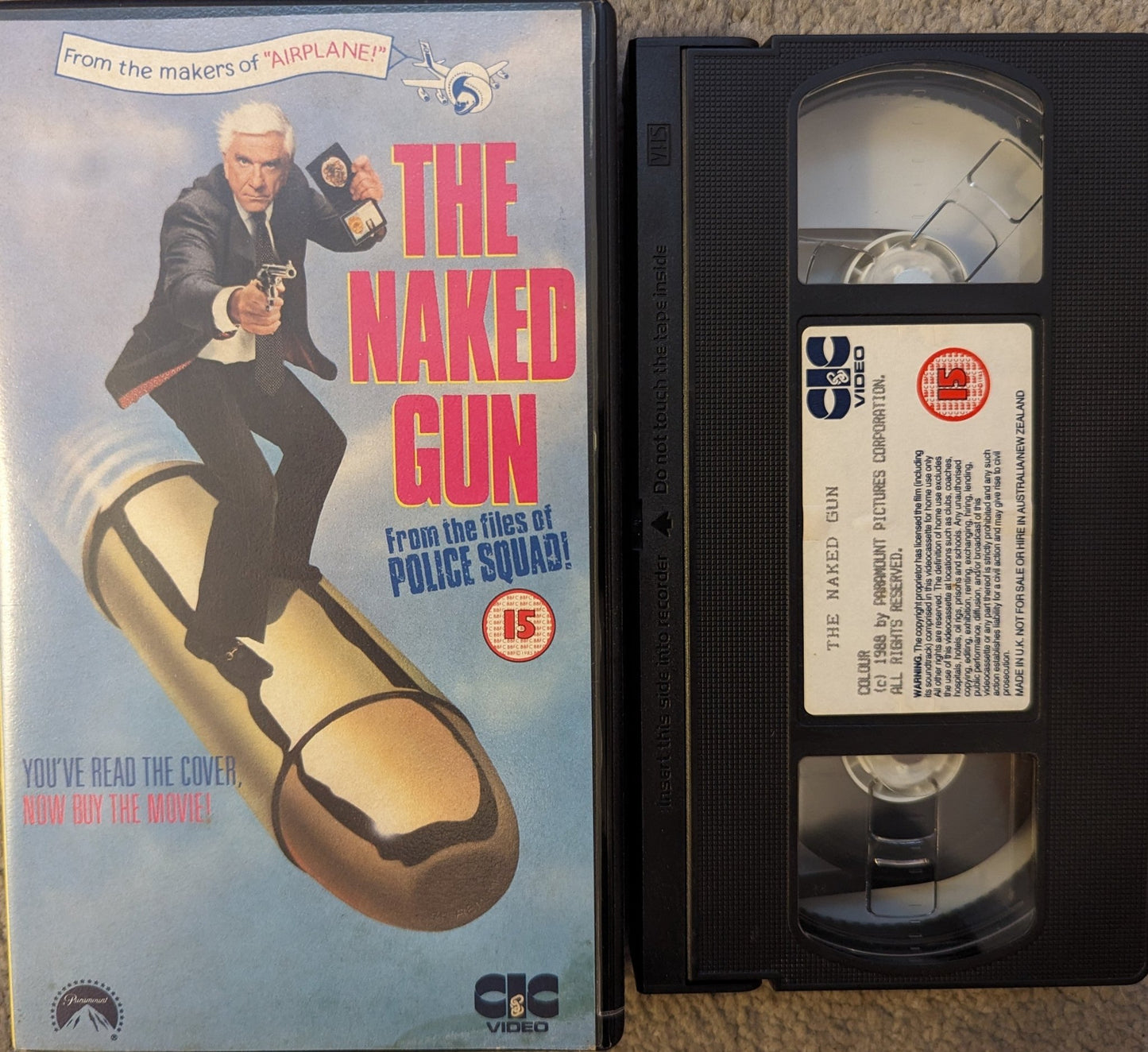 The Naked Gun (1988) VHS Video - Flippin Retro Video Shop