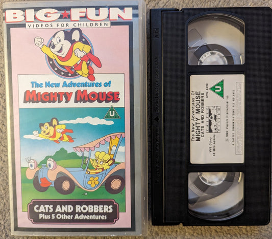 The New Adventures Of Mighty Mouse VHS Video - Flippin Retro Video Shop