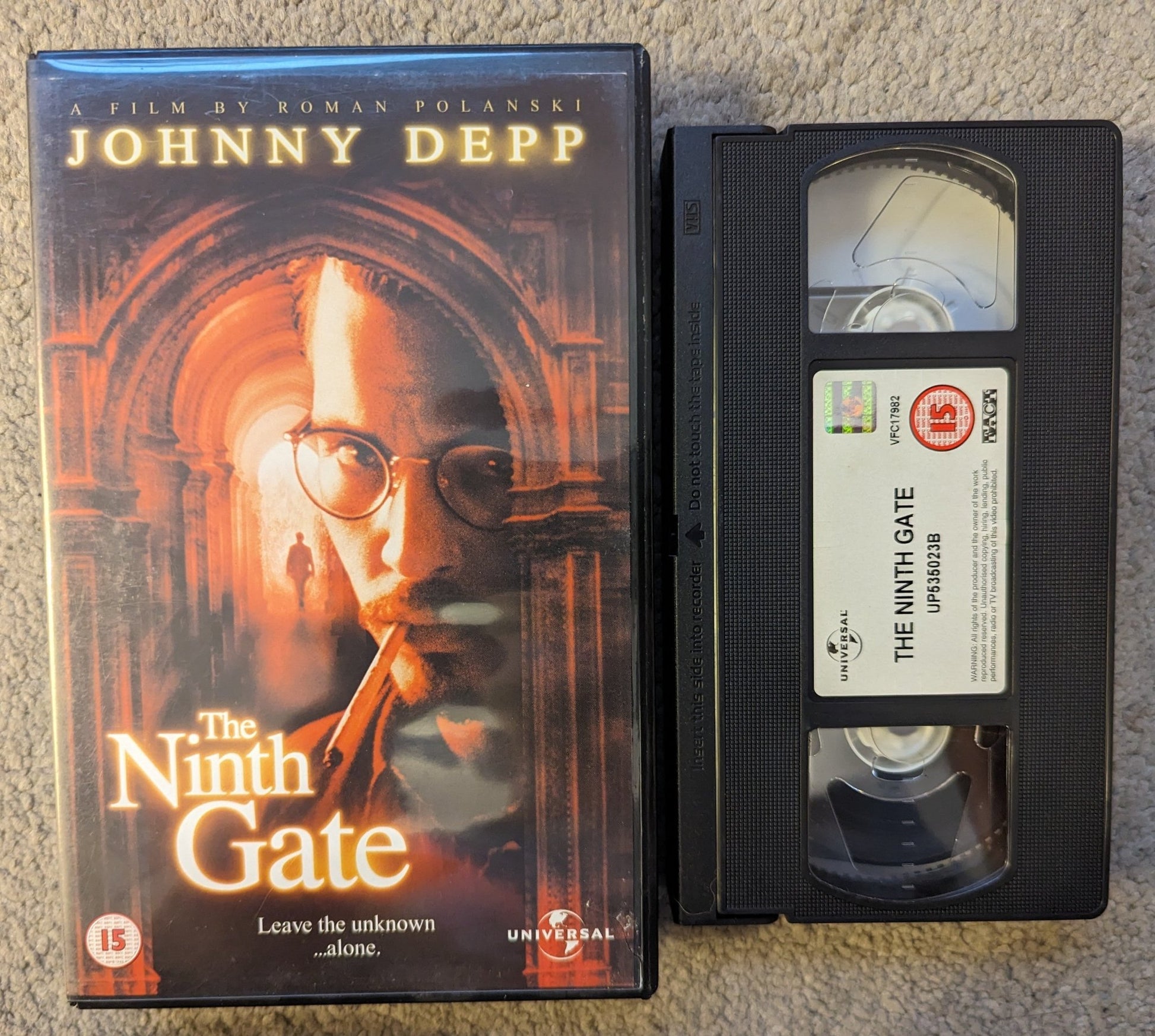 The Ninth Gate (1999) VHS Video Ex Rental - Flippin Retro Video Shop