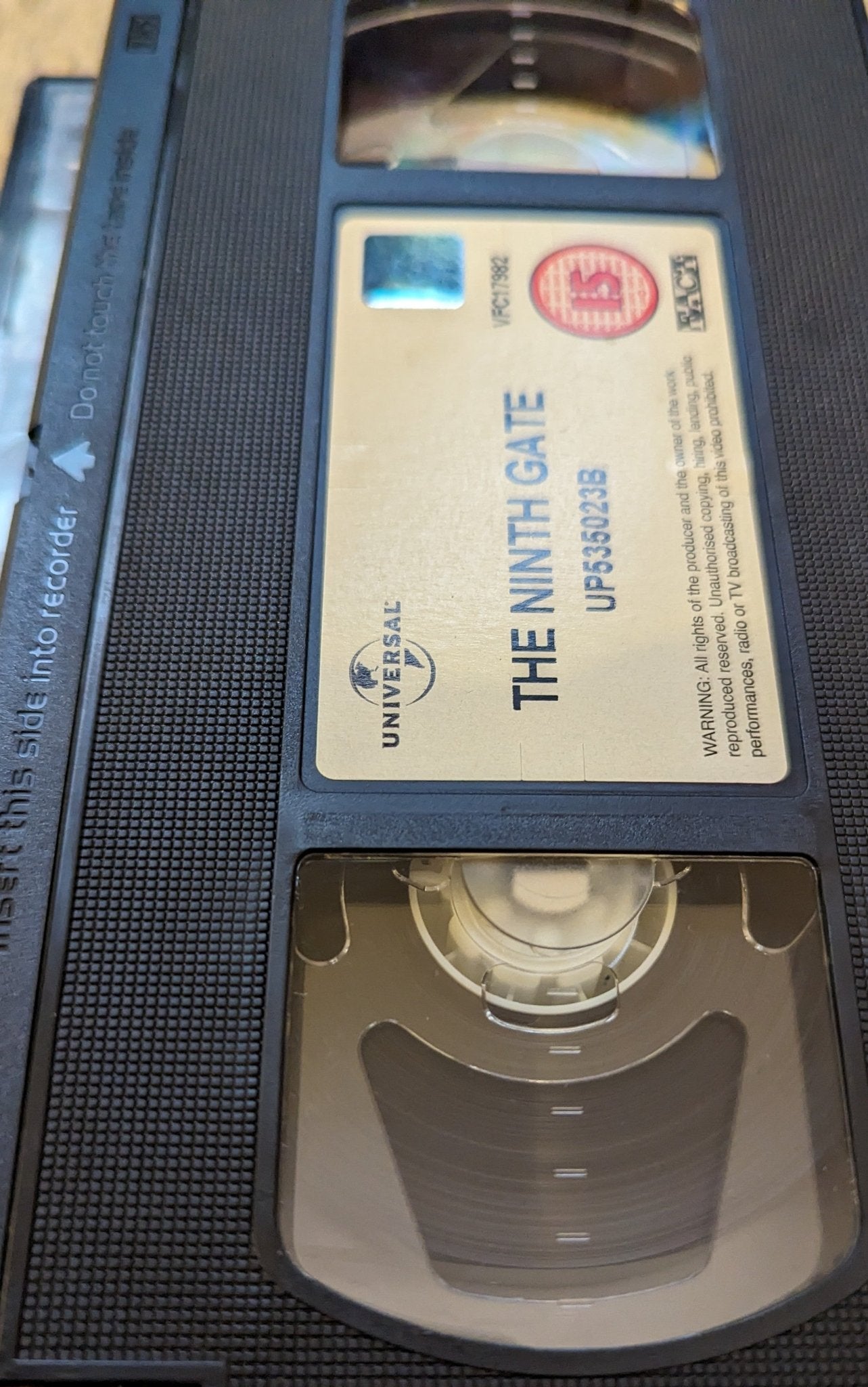 The Ninth Gate (1999) VHS Video Ex Rental - Flippin Retro Video Shop