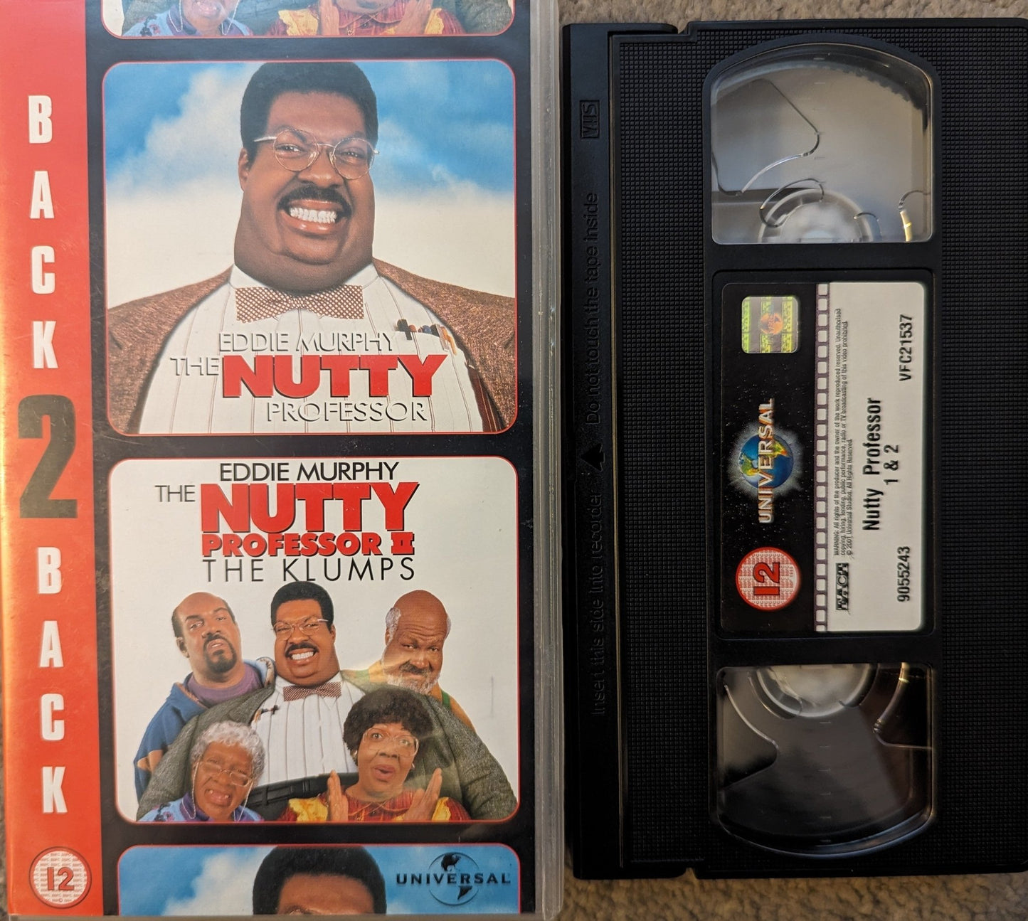 The Nutty Professor 1 & 2 The Klumps VHS Video - Flippin Retro Video Shop