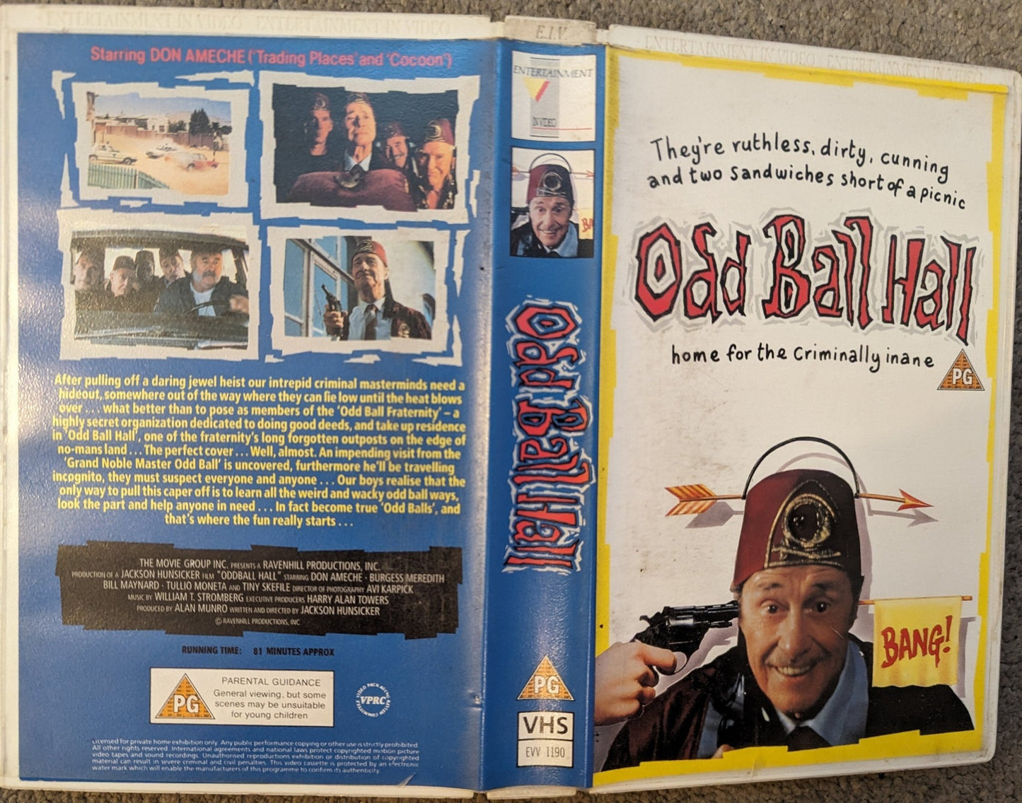 The Oddball Hall (1990) VHS Video Ex Rental - Flippin Retro Video Shop