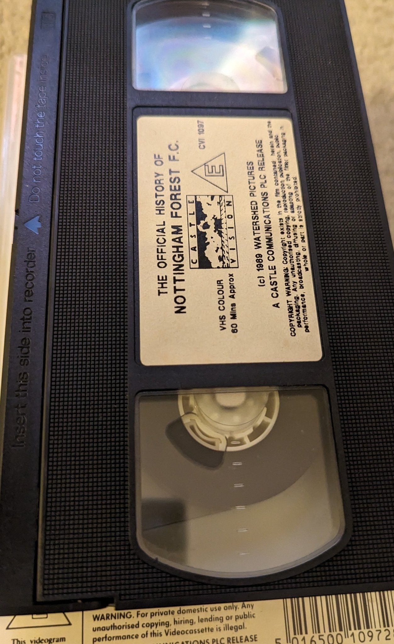 The official History of Nottingham Forest (1989) VHS Video - Flippin Retro Video Shop