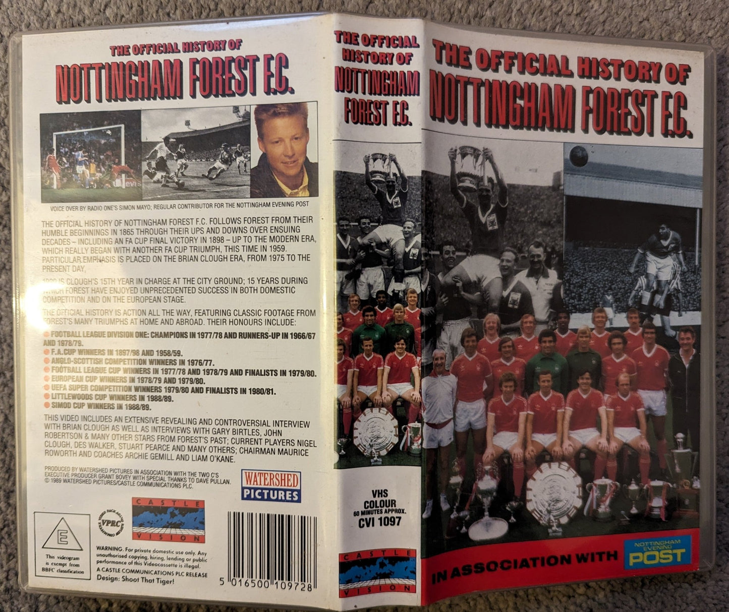 The official History of Nottingham Forest (1989) VHS Video - Flippin Retro Video Shop