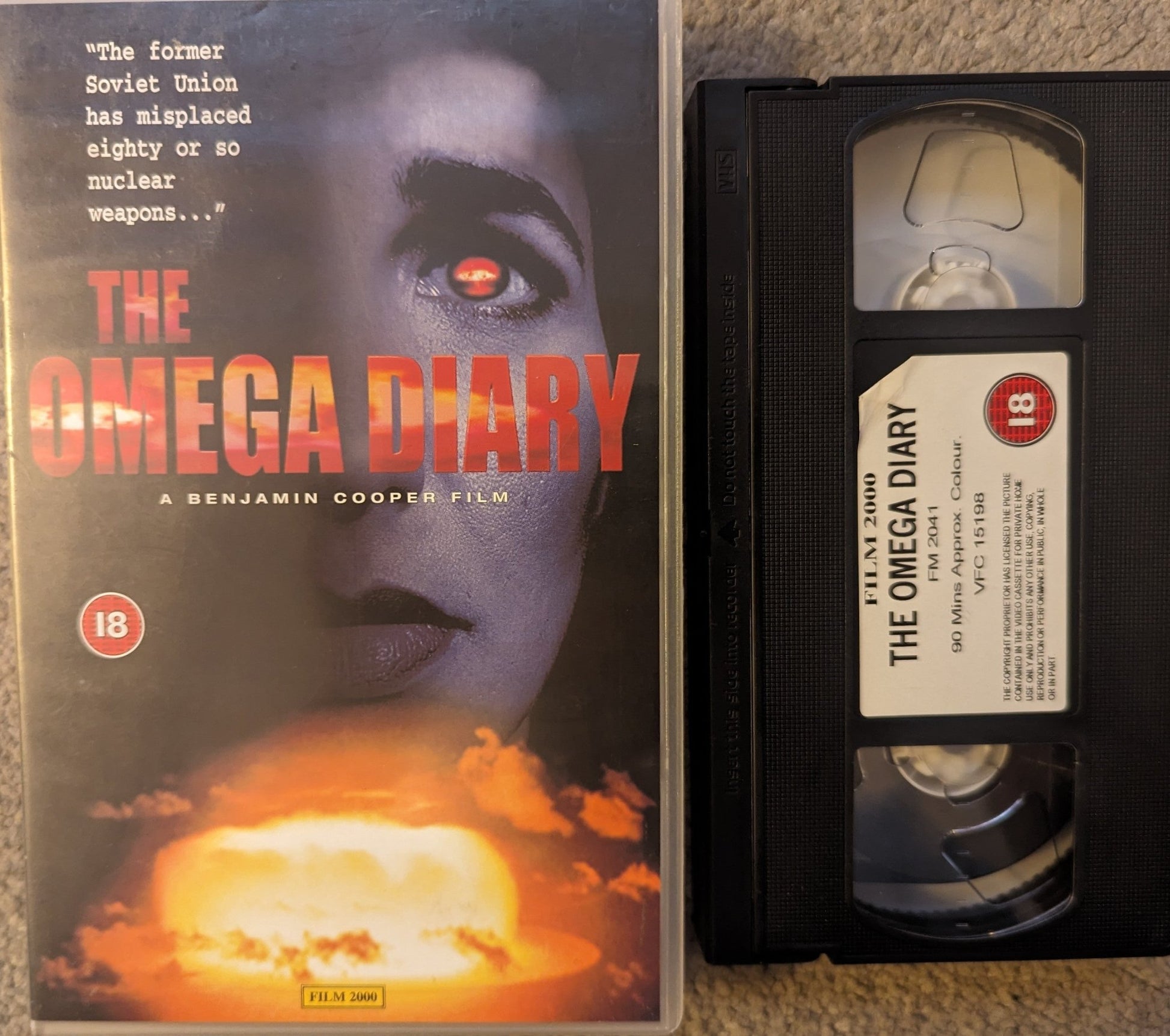 The Omega Diary (1999) VHS Video Ex Rental - Flippin Retro Video Shop