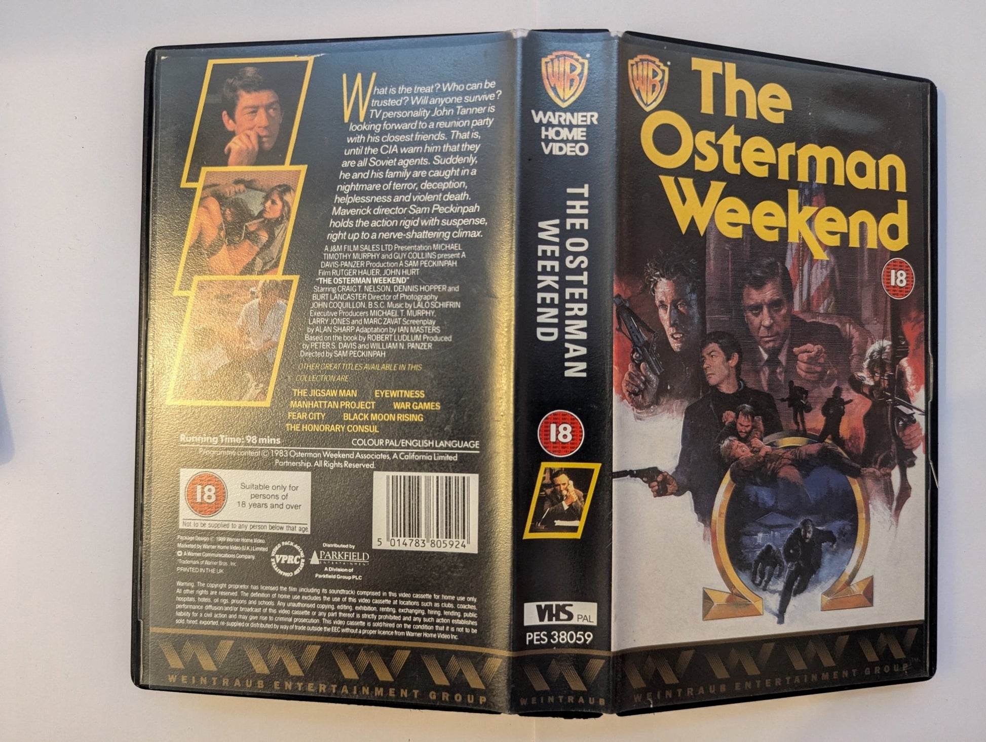 The Osterman Weekend (1983) VHS Video - Flippin Retro