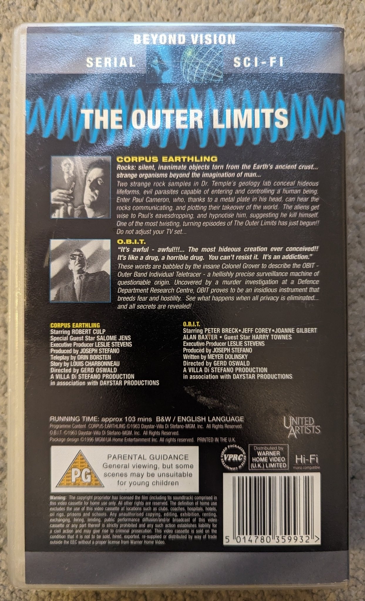 The Outer Limits Volume 5 (1963) VHS Video - Flippin Retro Video Shop