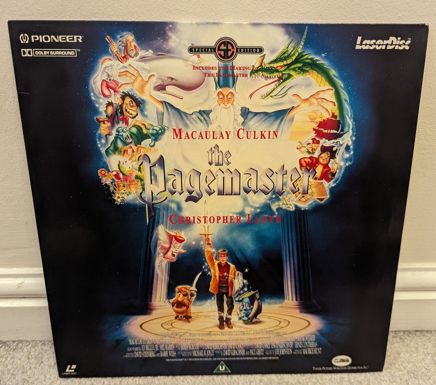 The Pagemaster (1994) Laserdisc PAL - Flippin Retro Video Shop