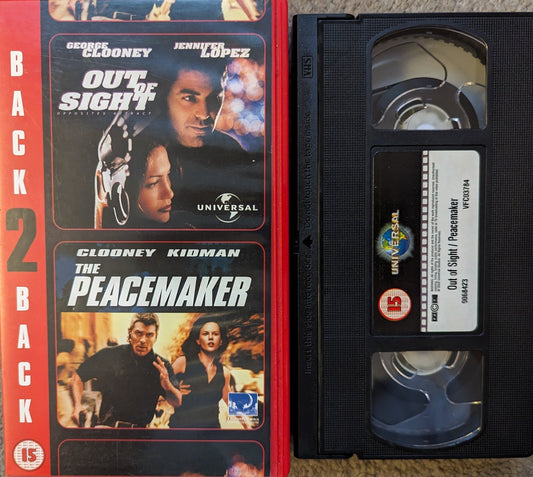 The Peacemaker / Out Of Sight VHS Video - Flippin Retro Video Shop