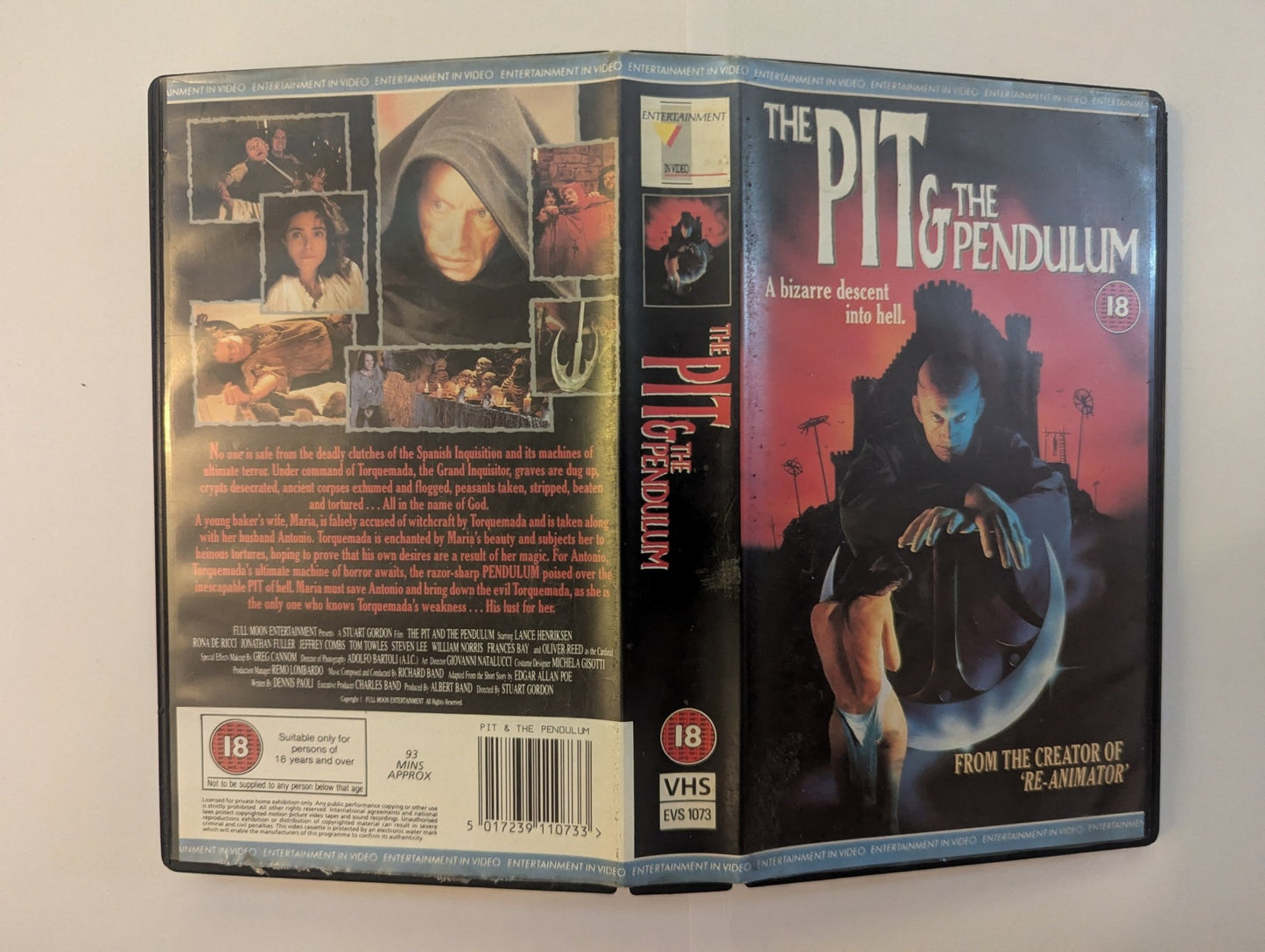 The Pit & Pendulum (1961) VHS Video - Flippin Retro Video Shop