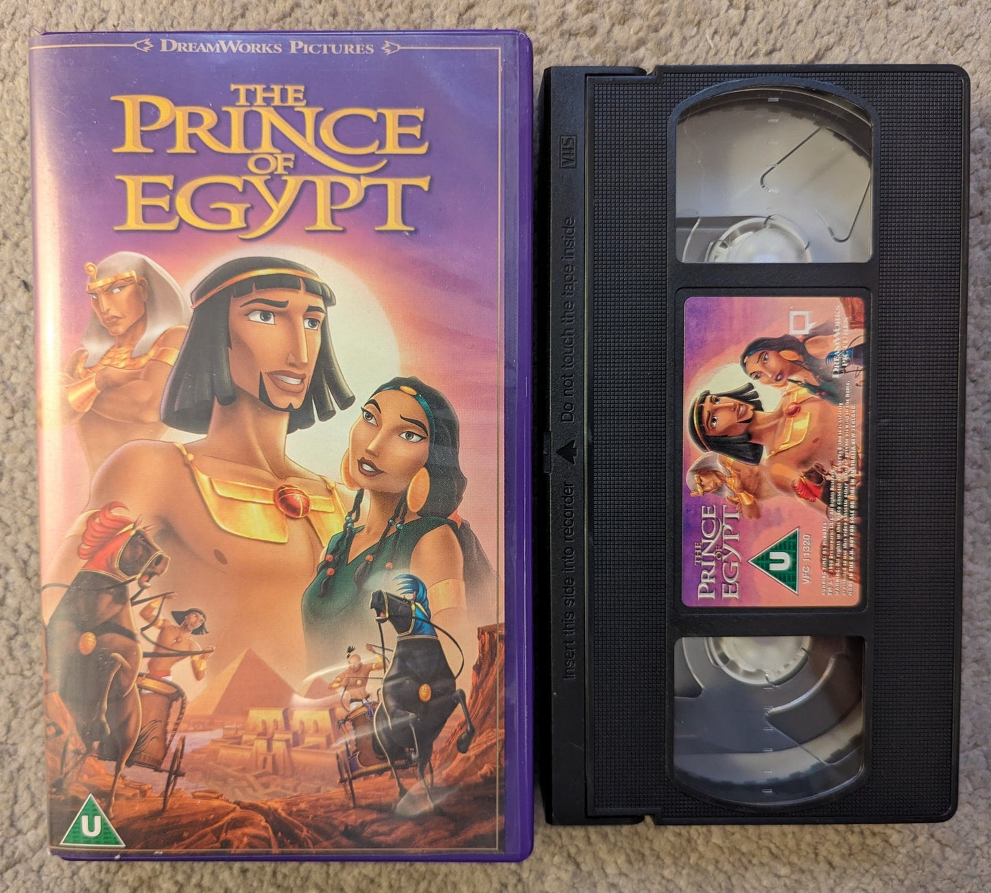 The Prince Of Egypt (1998) VHS Video - Flippin Retro Video Shop