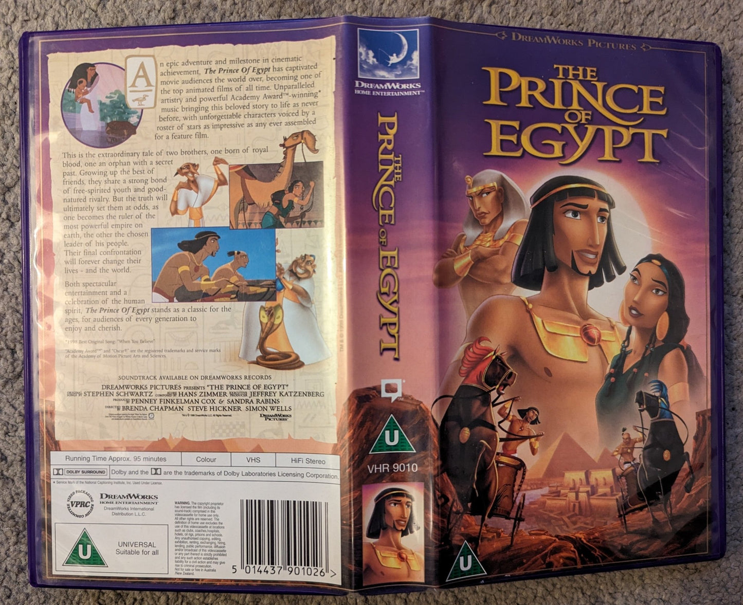 The Prince Of Egypt (1998) VHS Video - Flippin Retro Video Shop