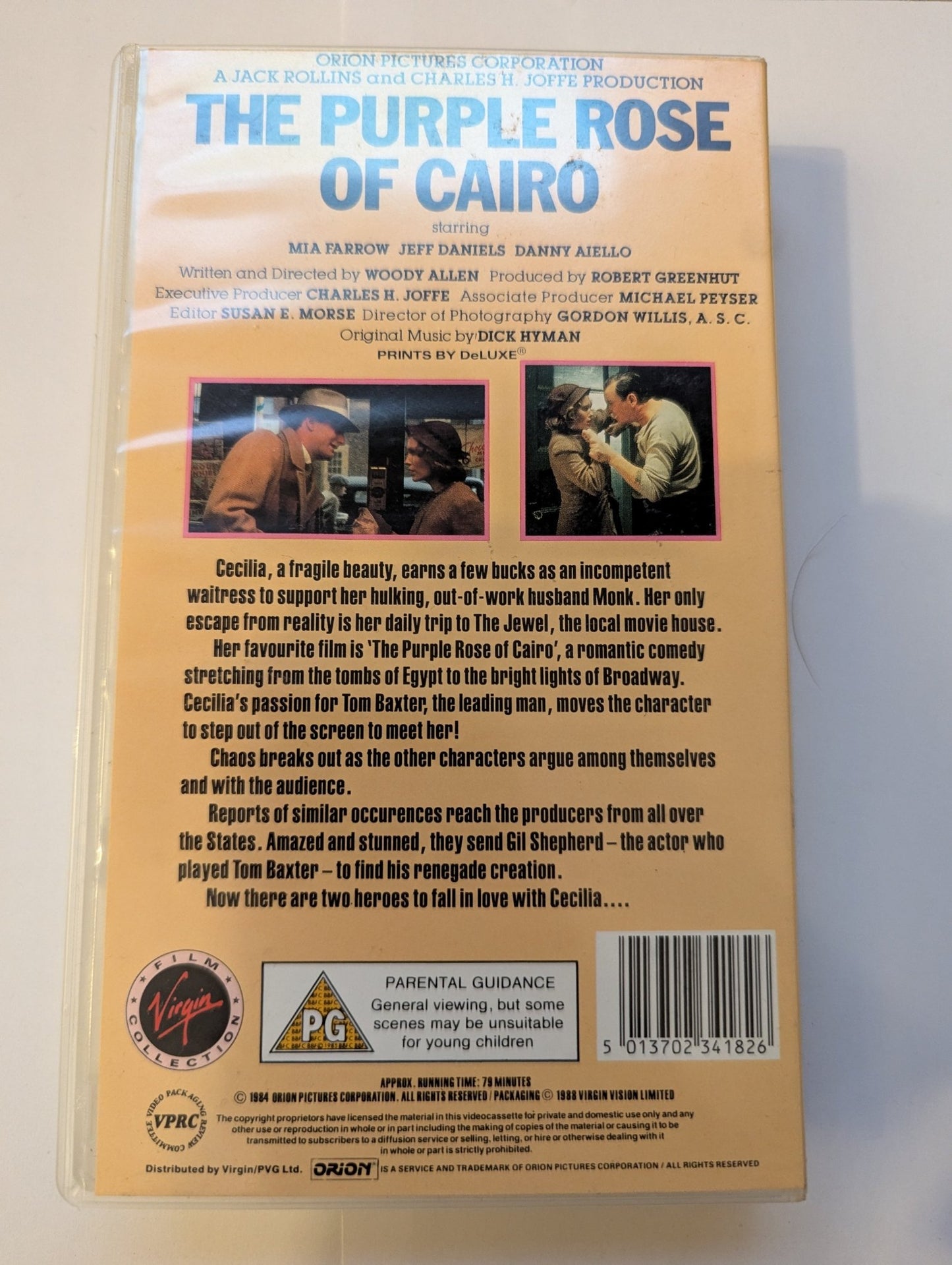 The Purple Rose Of Cairo (1985) VHS Video - Flippin Retro