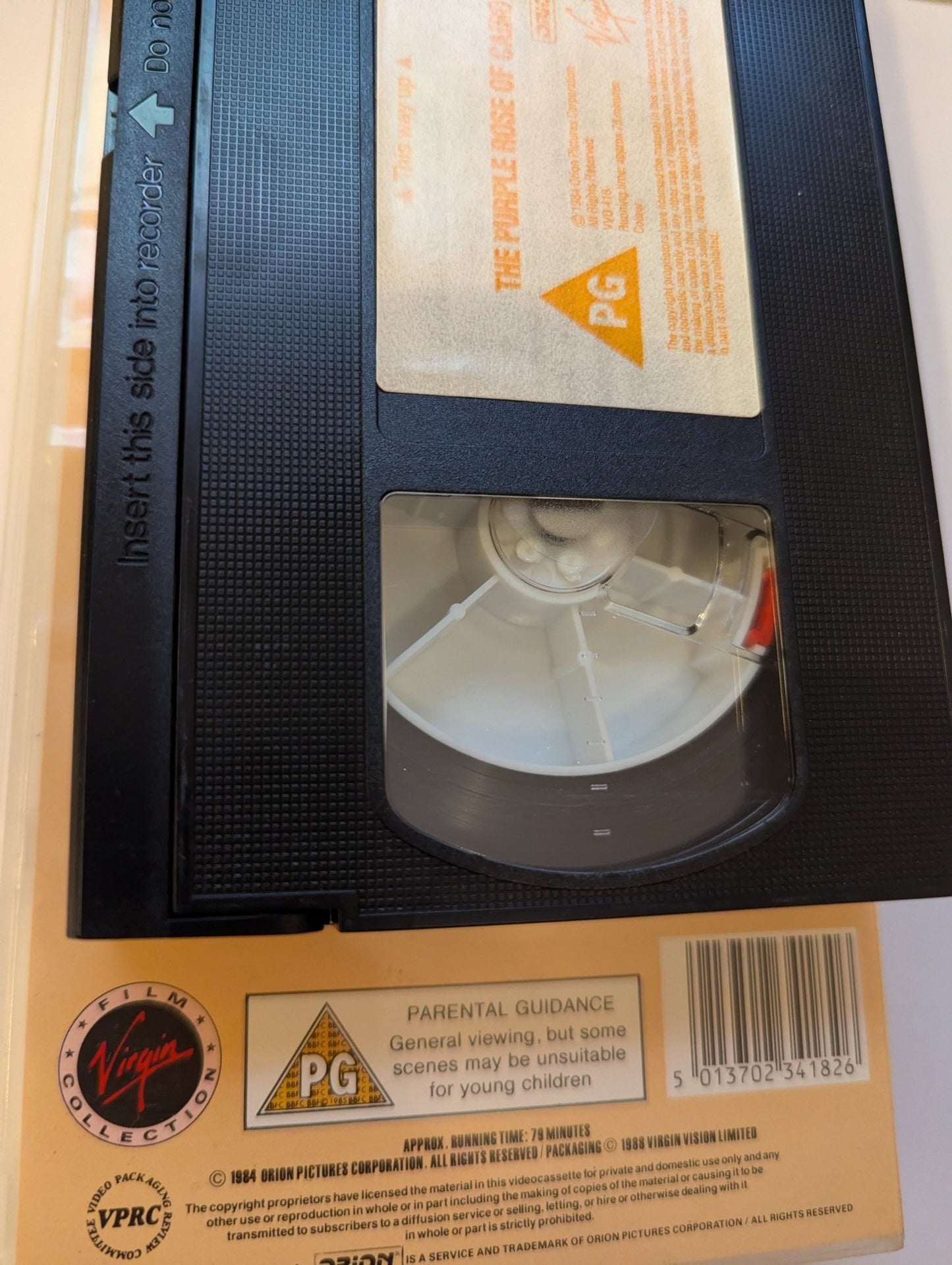 The Purple Rose Of Cairo (1985) VHS Video - Flippin Retro