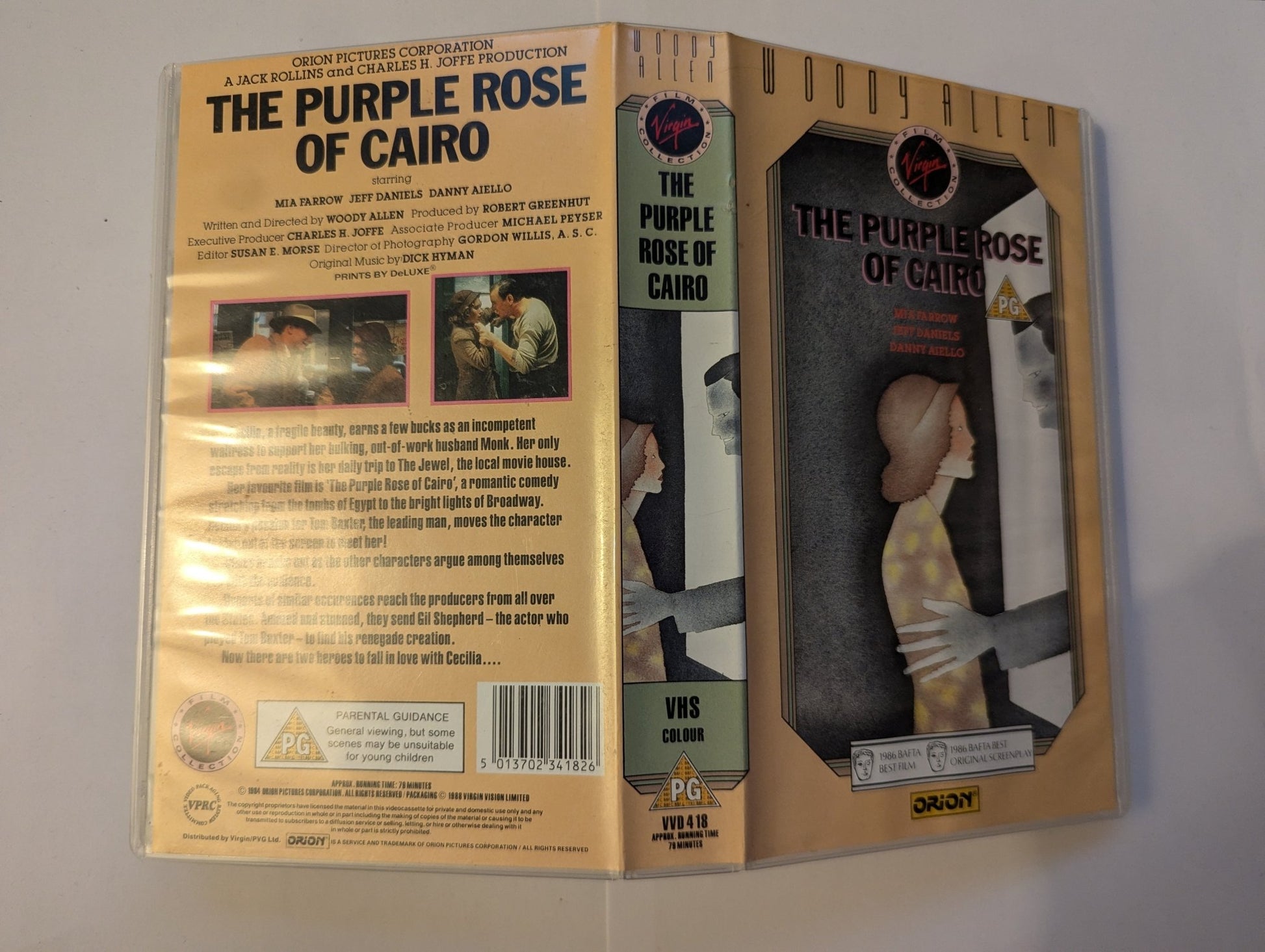 The Purple Rose Of Cairo (1985) VHS Video - Flippin Retro