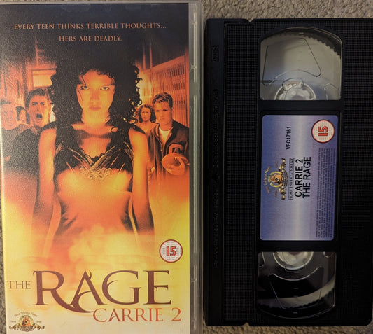 The Rage Carrie 2 (1999) VHS Video - Flippin Retro Video Shop