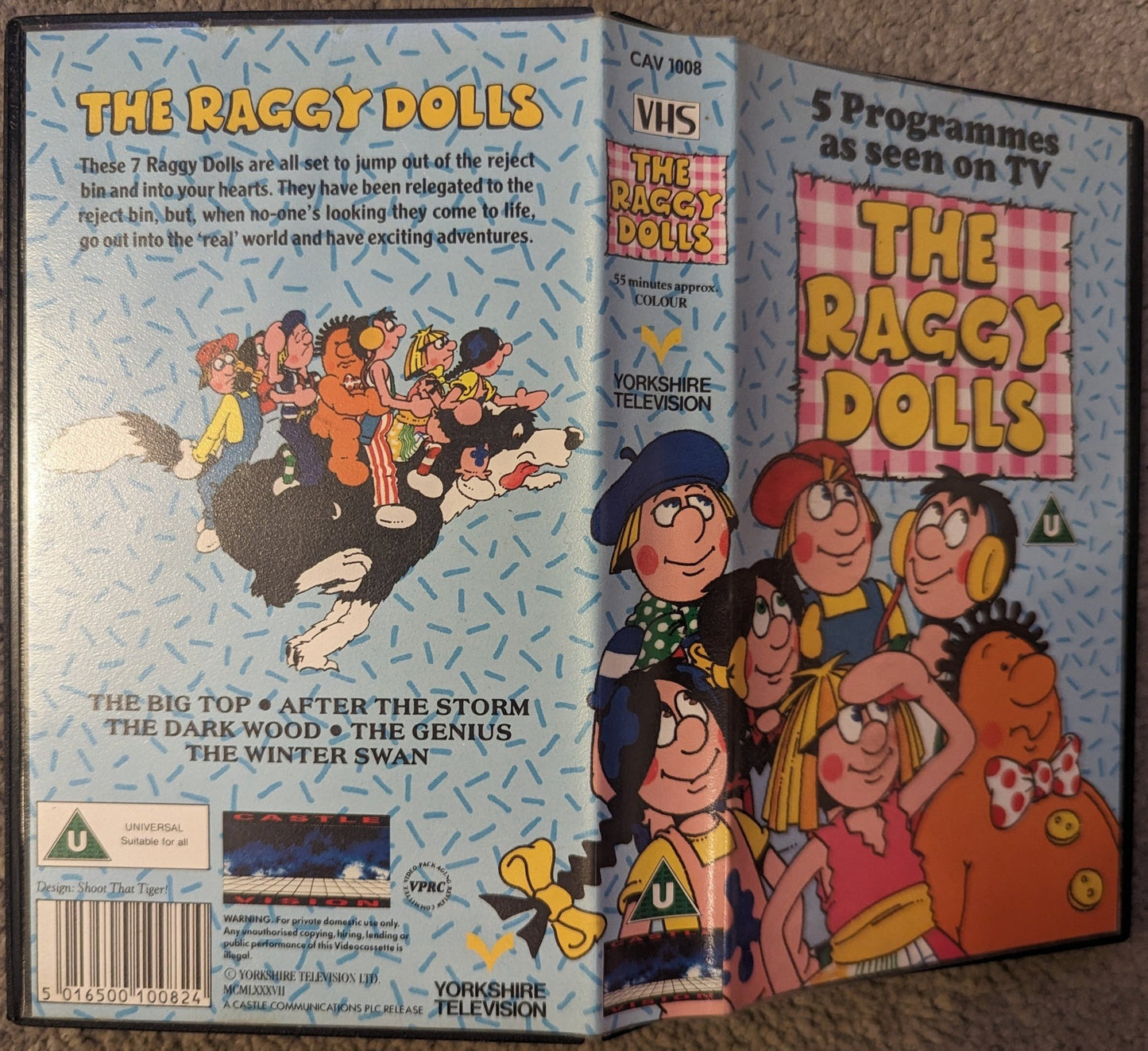 The Raggy Dolls (1986) VHS Video - Flippin Retro Video Shop