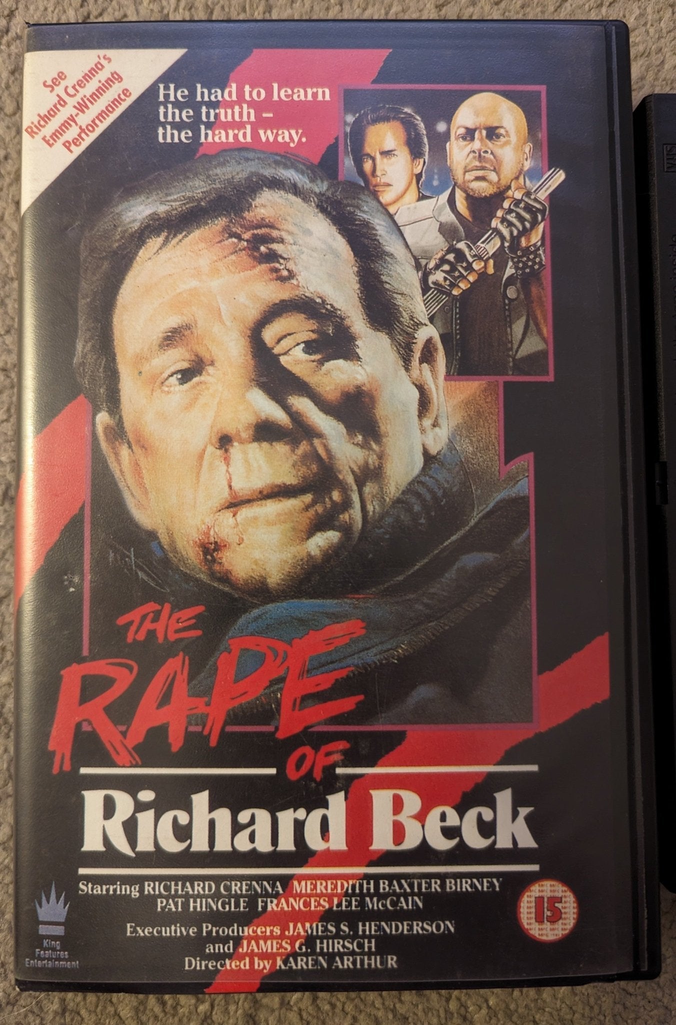 The Rape Of Richard Beck (1985) VHS Video Ex Rental - Flippin Retro Video Shop