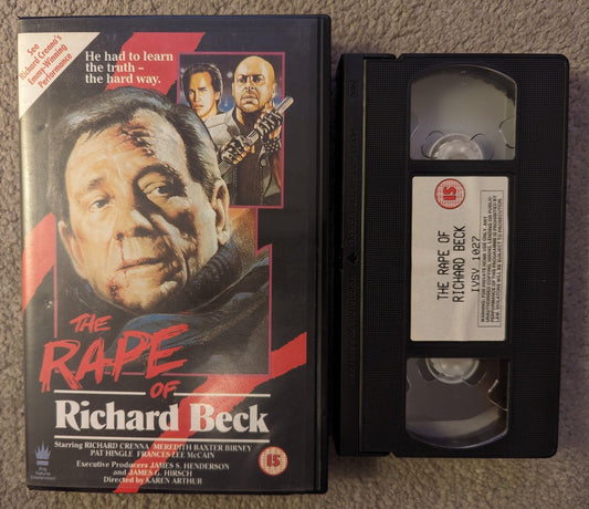 The Rape Of Richard Beck (1985) VHS Video Ex Rental - Flippin Retro Video Shop