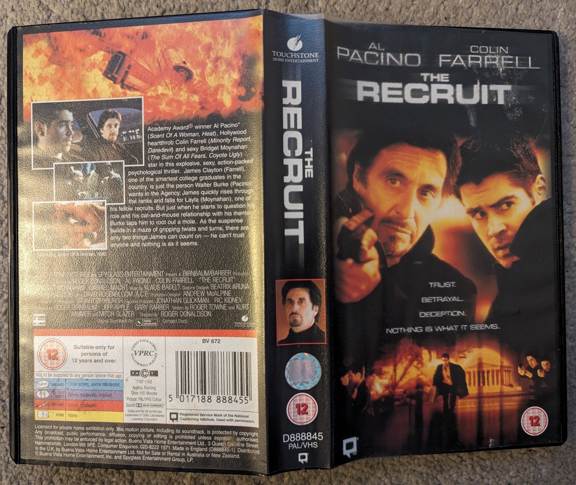 The Recruit (2003) VHS Video - Flippin Retro Video Shop