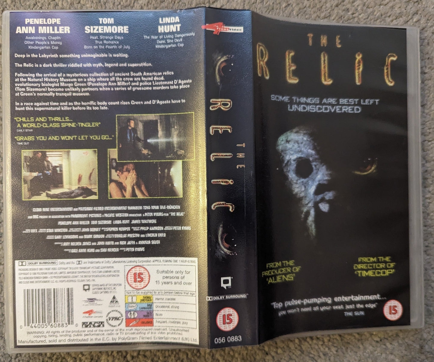 The Relic (1997) VHS Video - Flippin Retro Video Shop