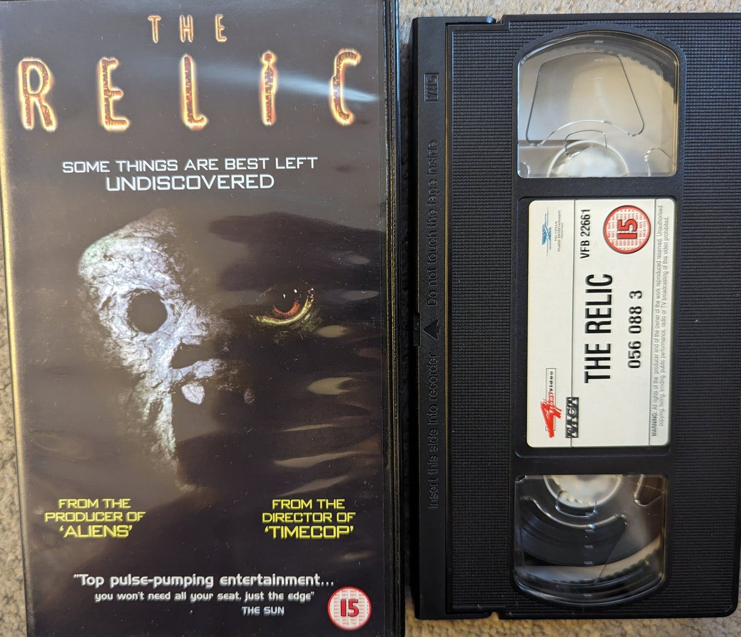 The Relic (1997) VHS Video - Flippin Retro Video Shop