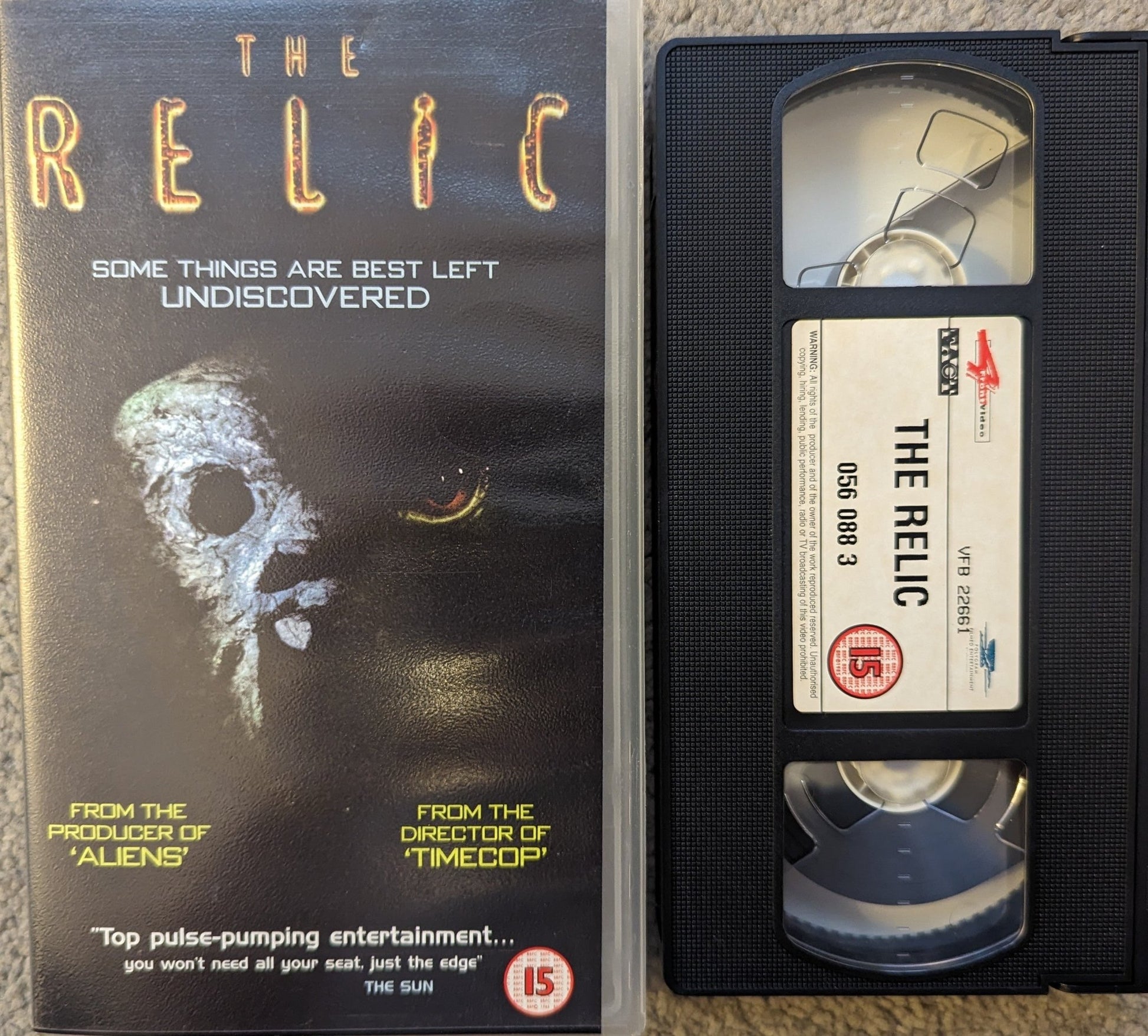 The Relic (1997) VHS Video - Flippin Retro Video Shop