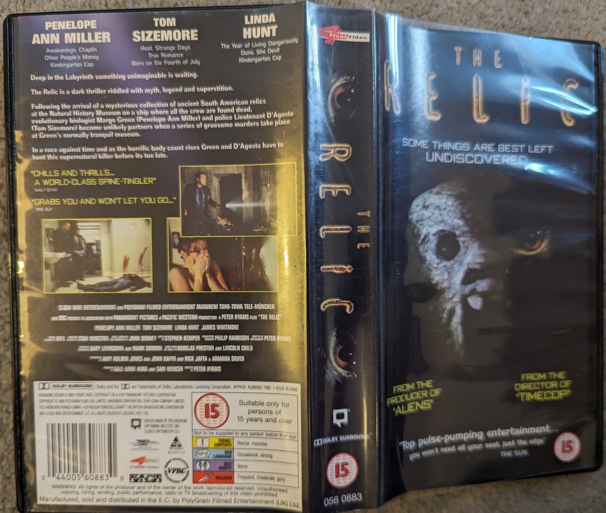 The Relic (1997) VHS Video - Flippin Retro Video Shop