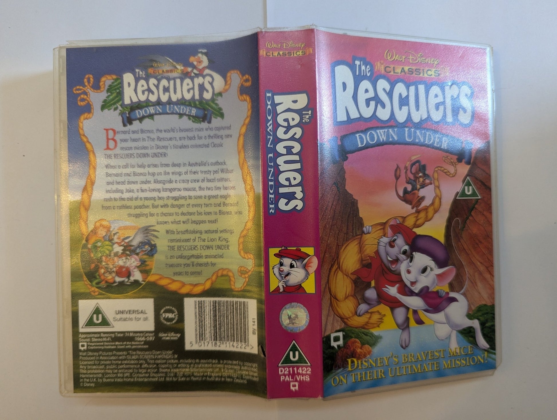 The Rescuers (1977) VHS Video - Flippin Retro