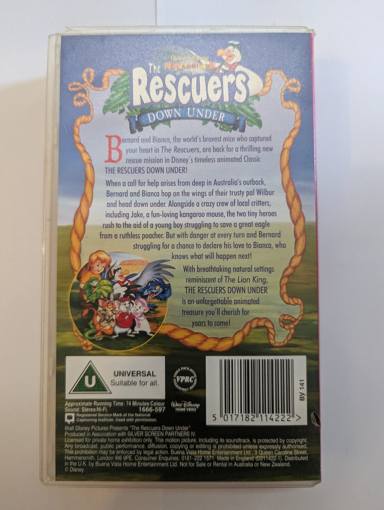 The Rescuers (1977) VHS Video - Flippin Retro