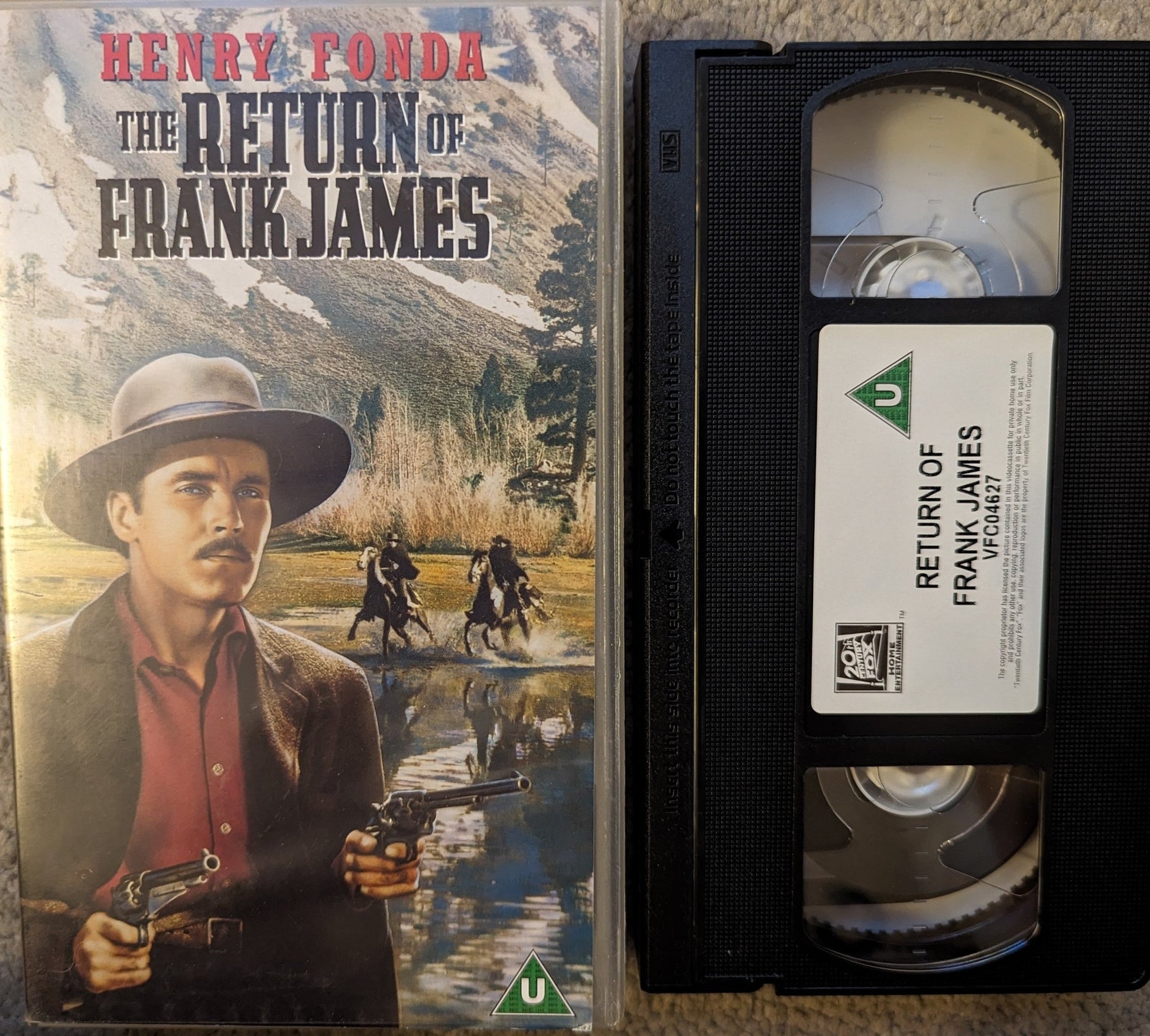 The Return Of Frank James (1940) VHS Video - Flippin Retro Video Shop