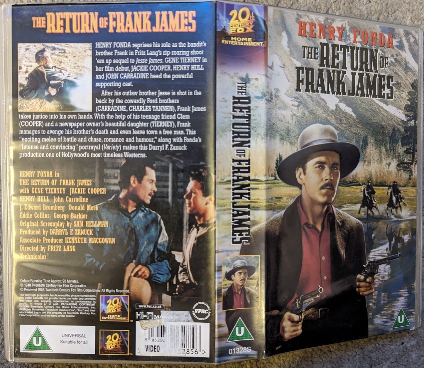 The Return Of Frank James (1940) VHS Video - Flippin Retro Video Shop