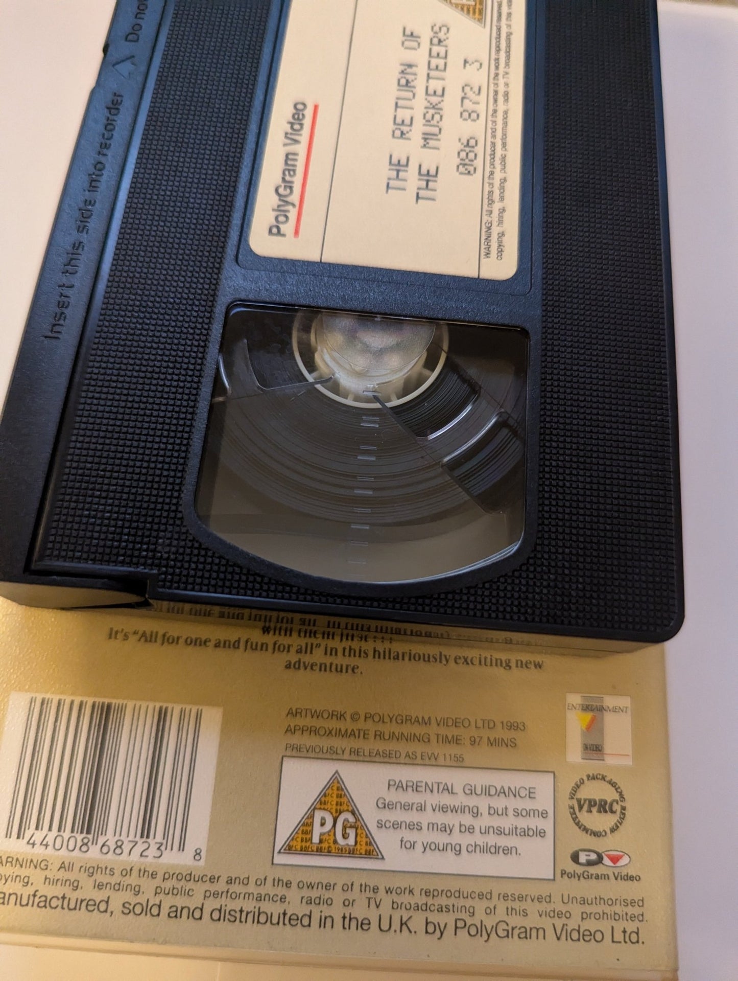 The Return Of The Musketeers (1989) VHS Video - Flippin Retro