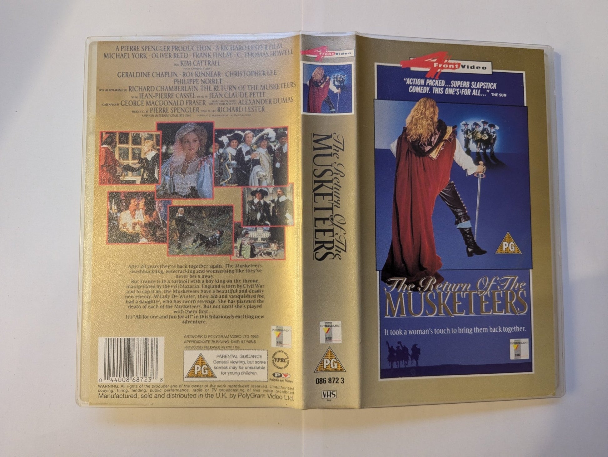 The Return Of The Musketeers (1989) VHS Video - Flippin Retro