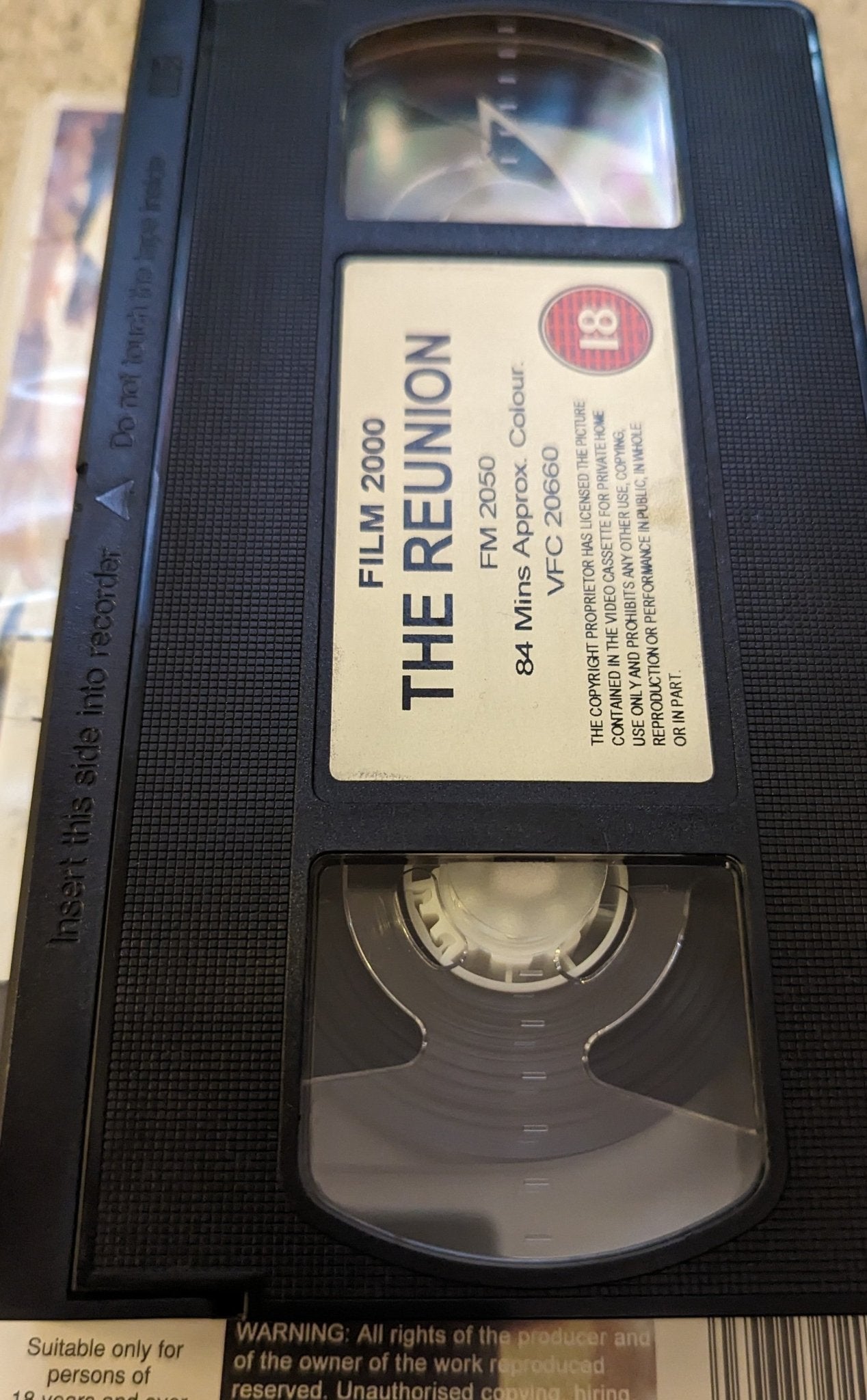 The Reunion (1998) VHS Video Ex Rental - Flippin Retro Video Shop