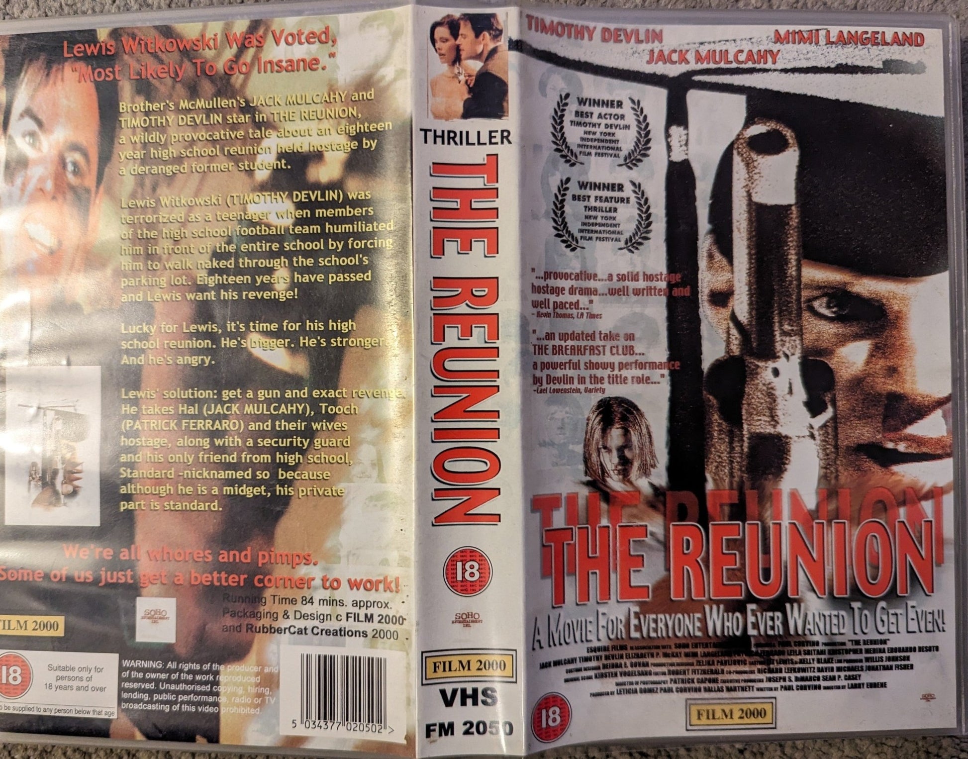 The Reunion (1998) VHS Video Ex Rental - Flippin Retro Video Shop