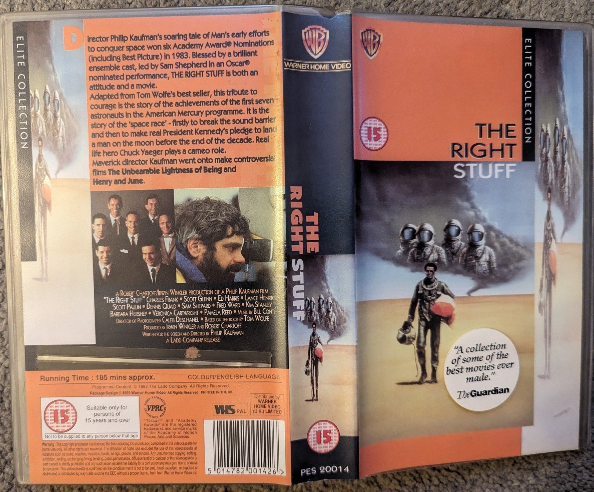 The Right Stuff (1983) VHS Video Elite Collection - Flippin Retro Video Shop