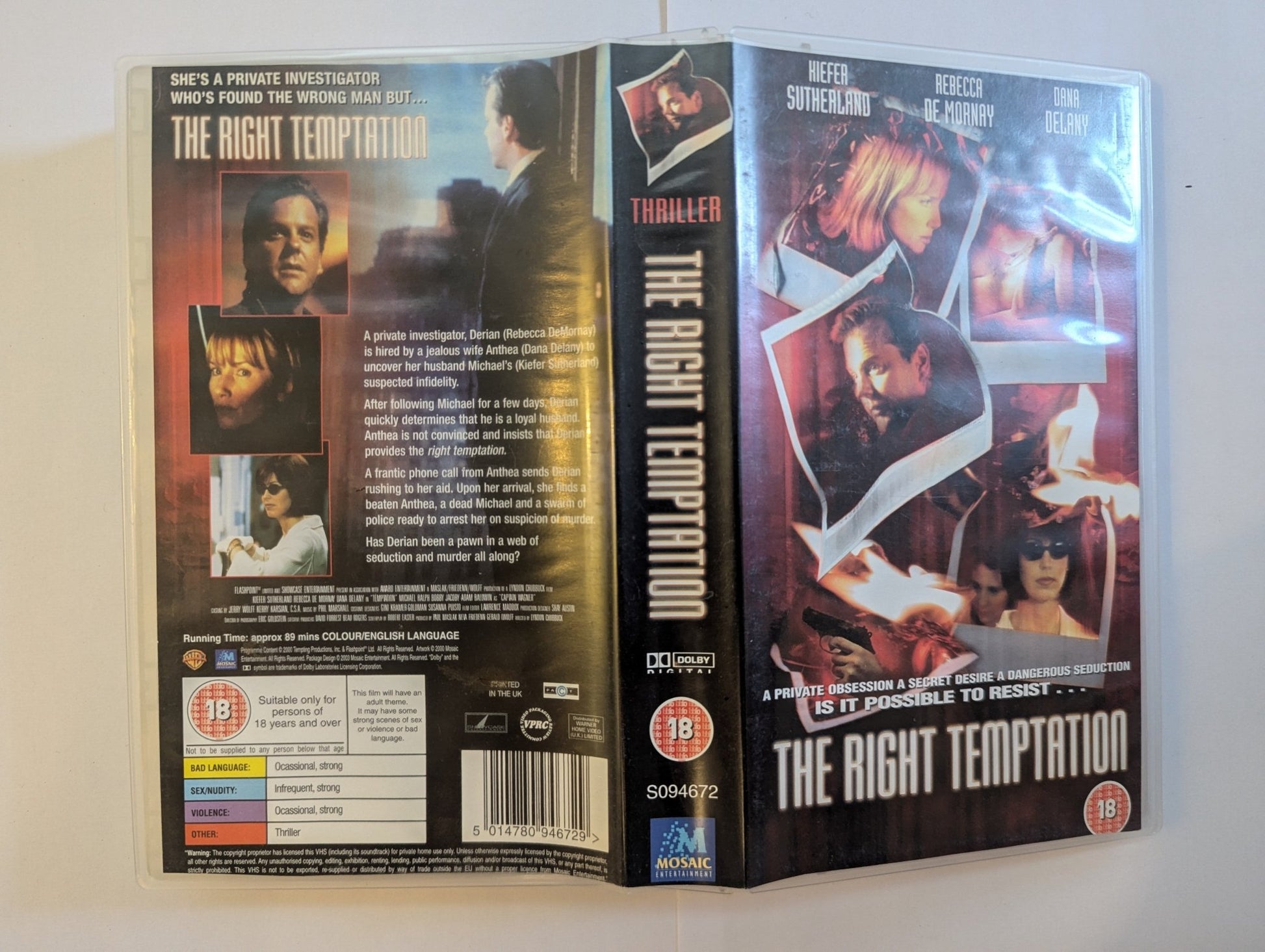 The Right Temptation (2000) VHS Video - Flippin Retro Video Shop