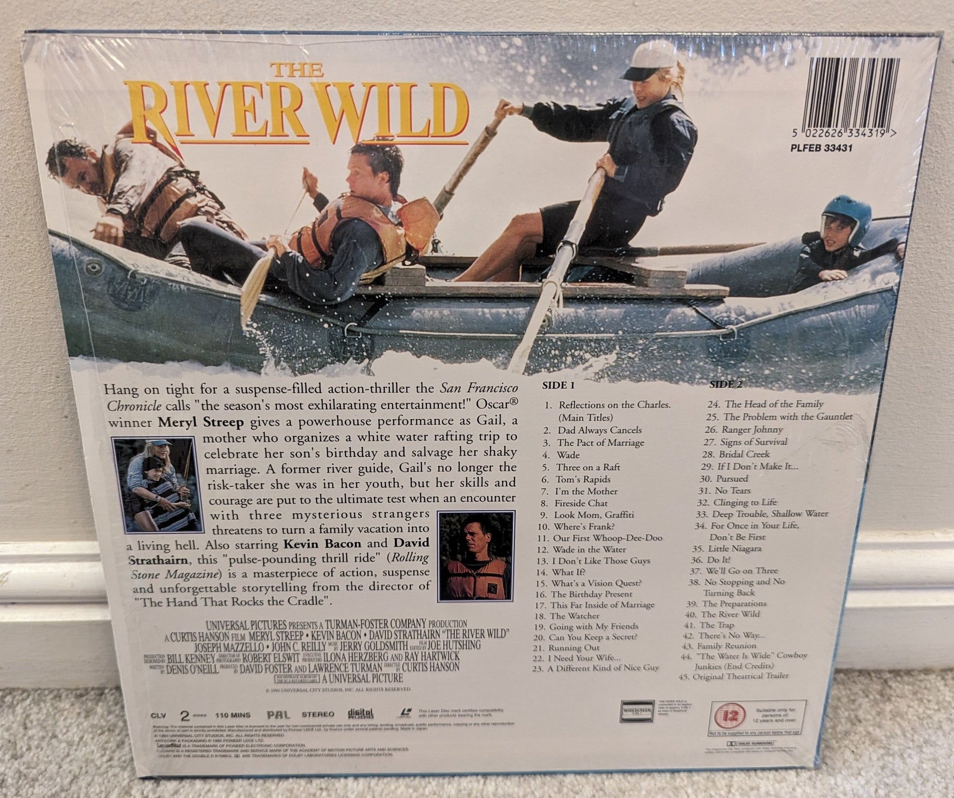 The River Wild (1994) Laserdisc PAL - Flippin Retro Video Shop