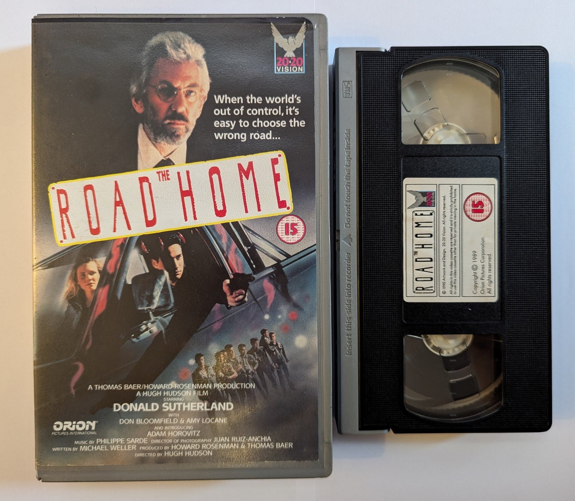 The Roadhome aka Lost Angels (1989) VHS Video Ex Rental - Flippin Retro Video Shop