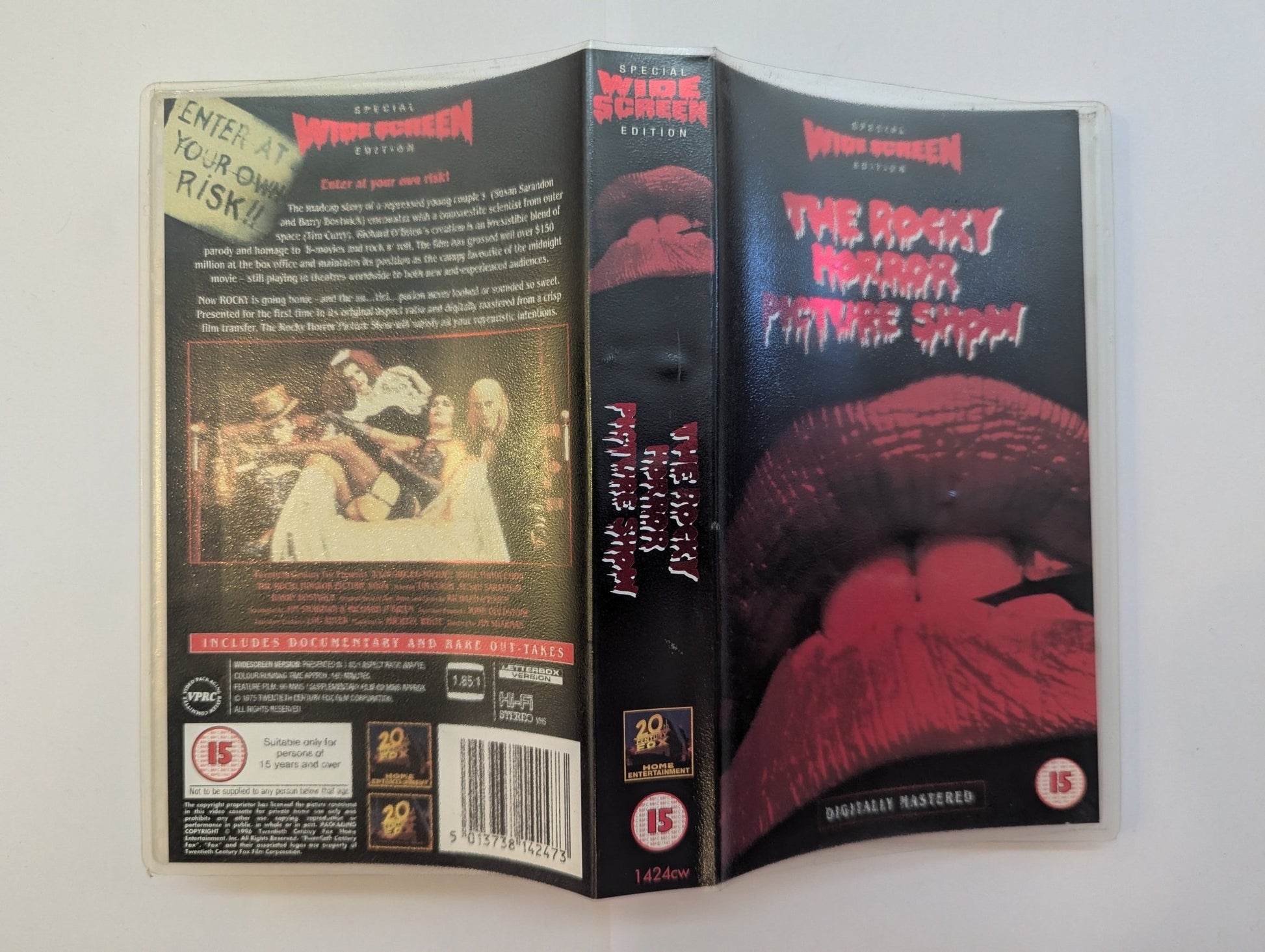 The Rocky Horror Picture Show (1975) VHS Video Wide - screen - Flippin Retro Video Shop