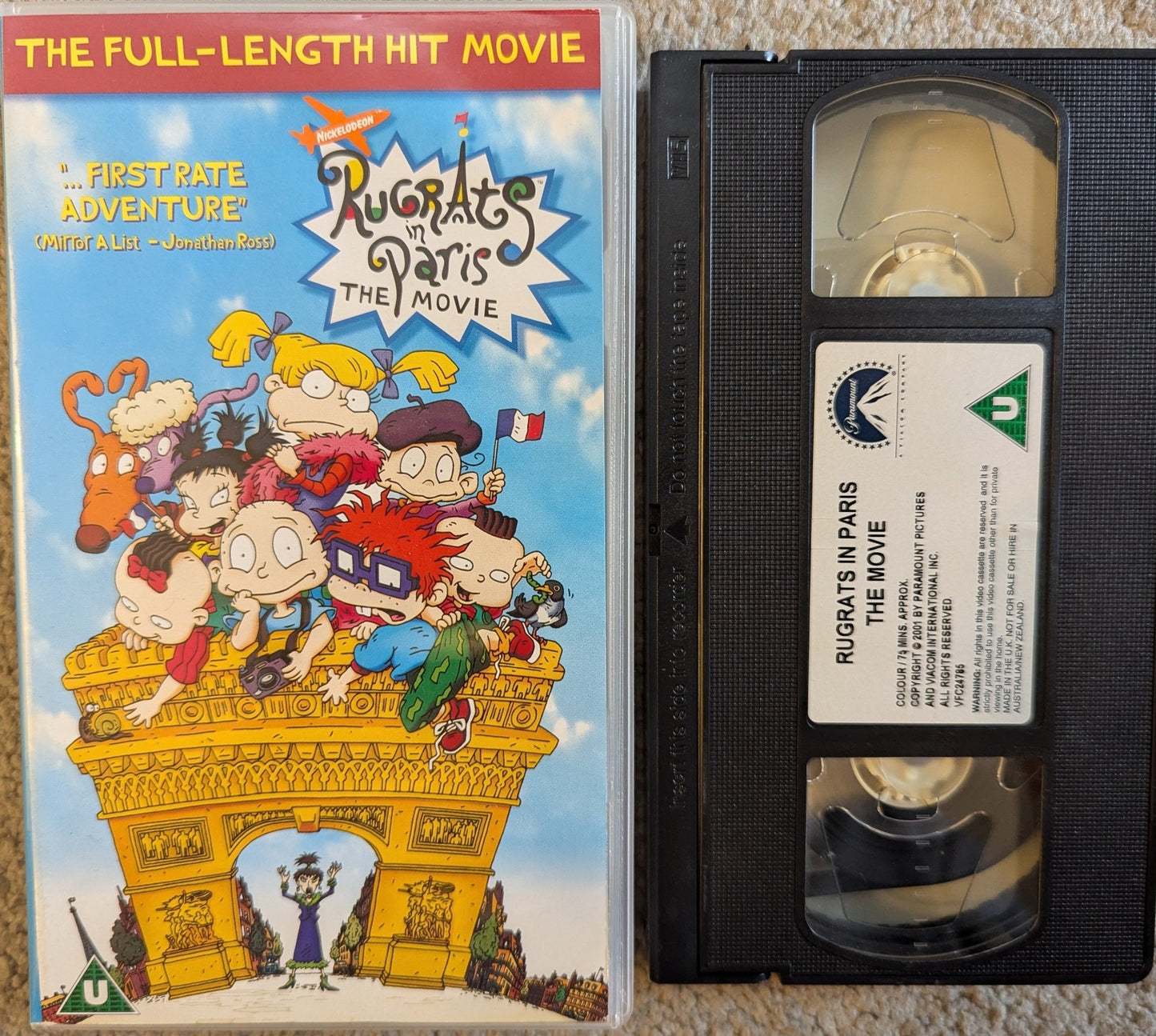 The Rugrats In Paris (2000) VHS Video - Flippin Retro Video Shop