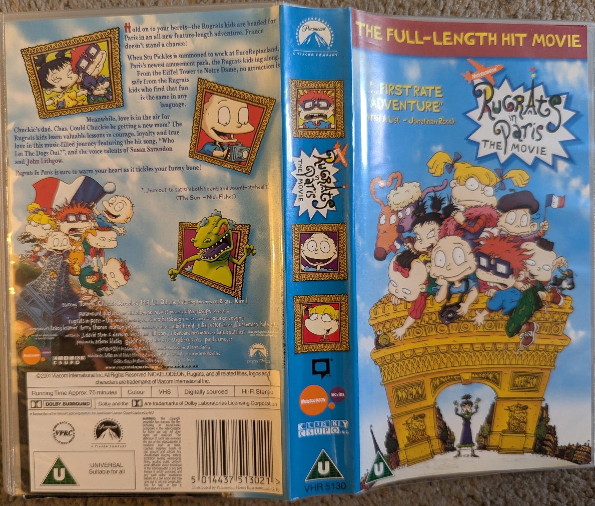 The Rugrats In Paris (2000) VHS Video - Flippin Retro Video Shop