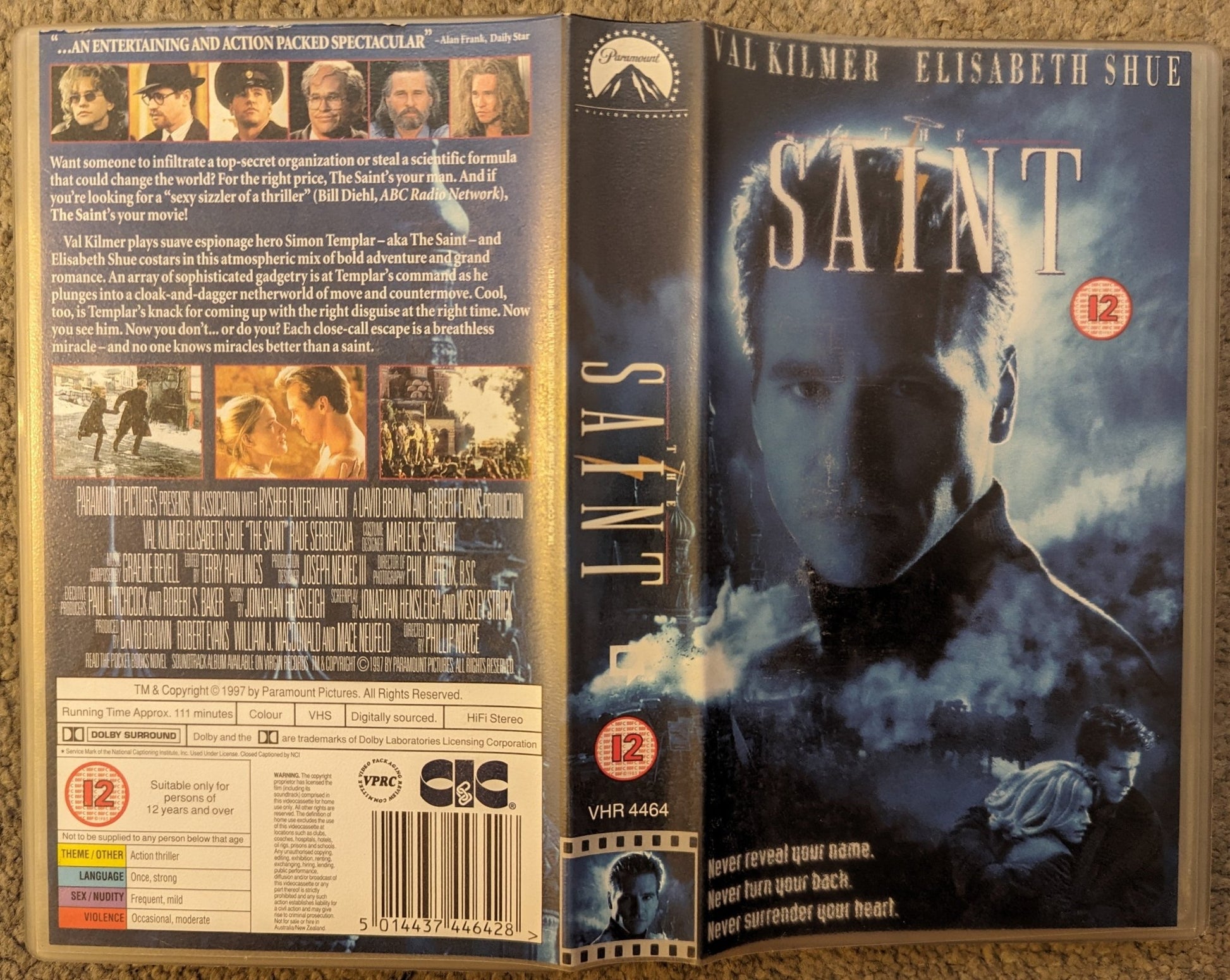 The Saint (1997) VHS Video - Flippin Retro Video Shop